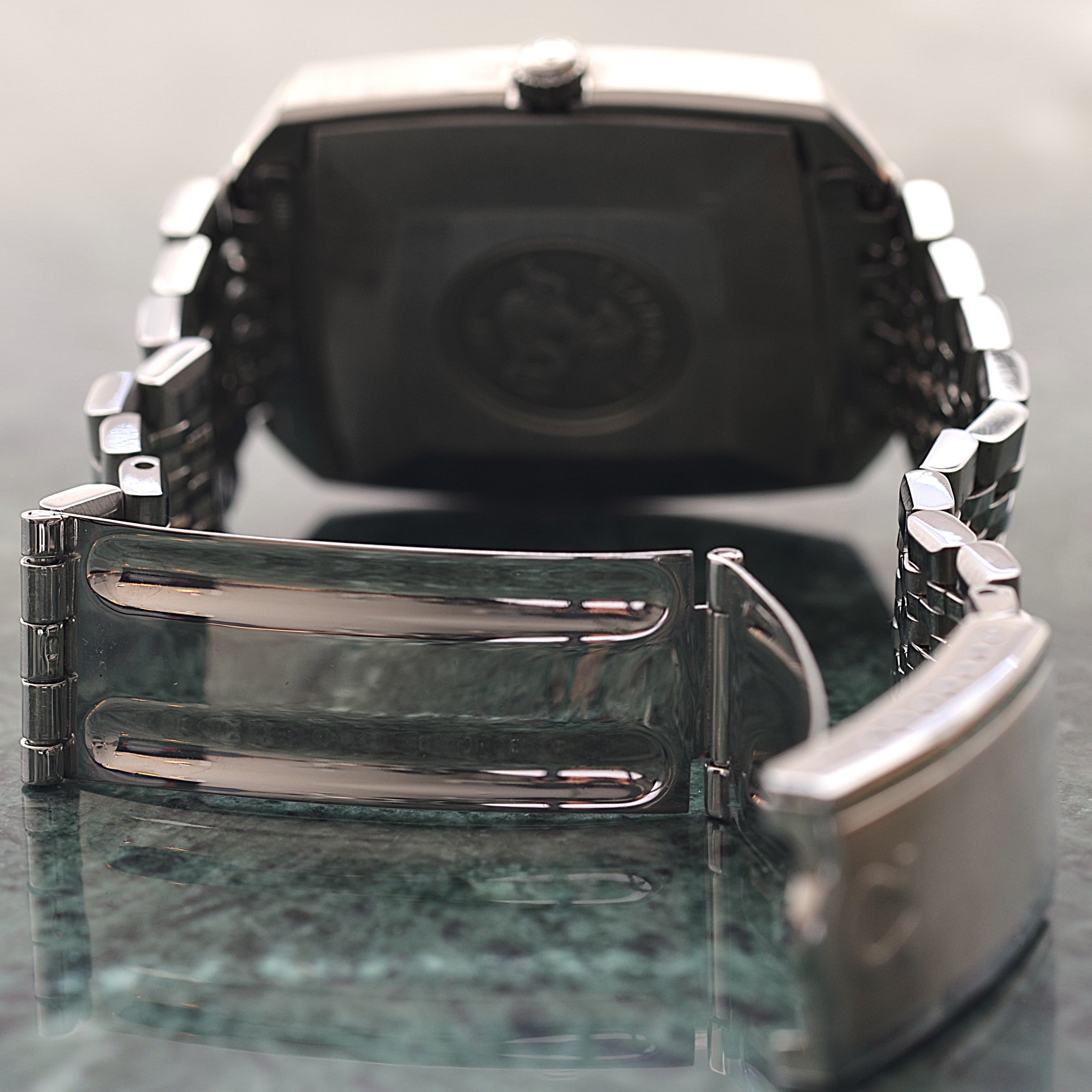 【OMEGA】オメガ シーマスターデイト SS スクエアケース 2トーングレー文字盤 Cal.565