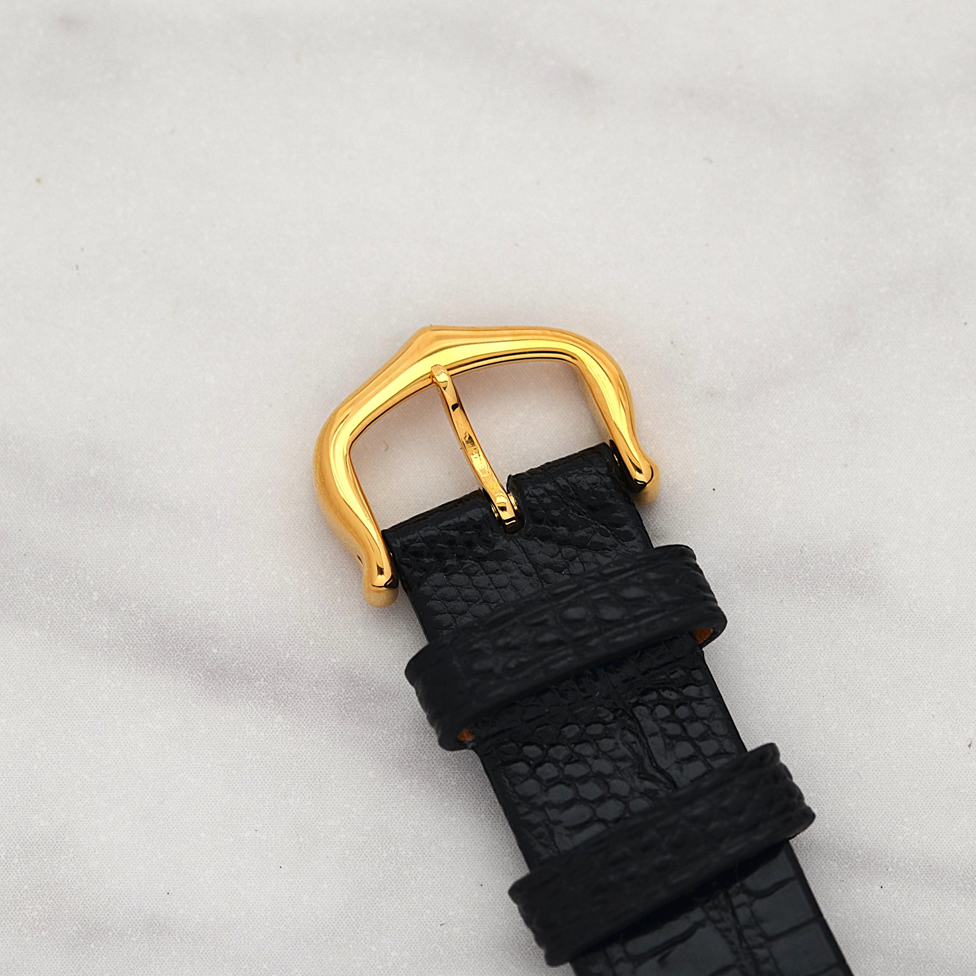 【Cartier】Cartier Must Tank LM Ivory Roman Dial Hand-Wound SWISS MADE Engraved, Full Set