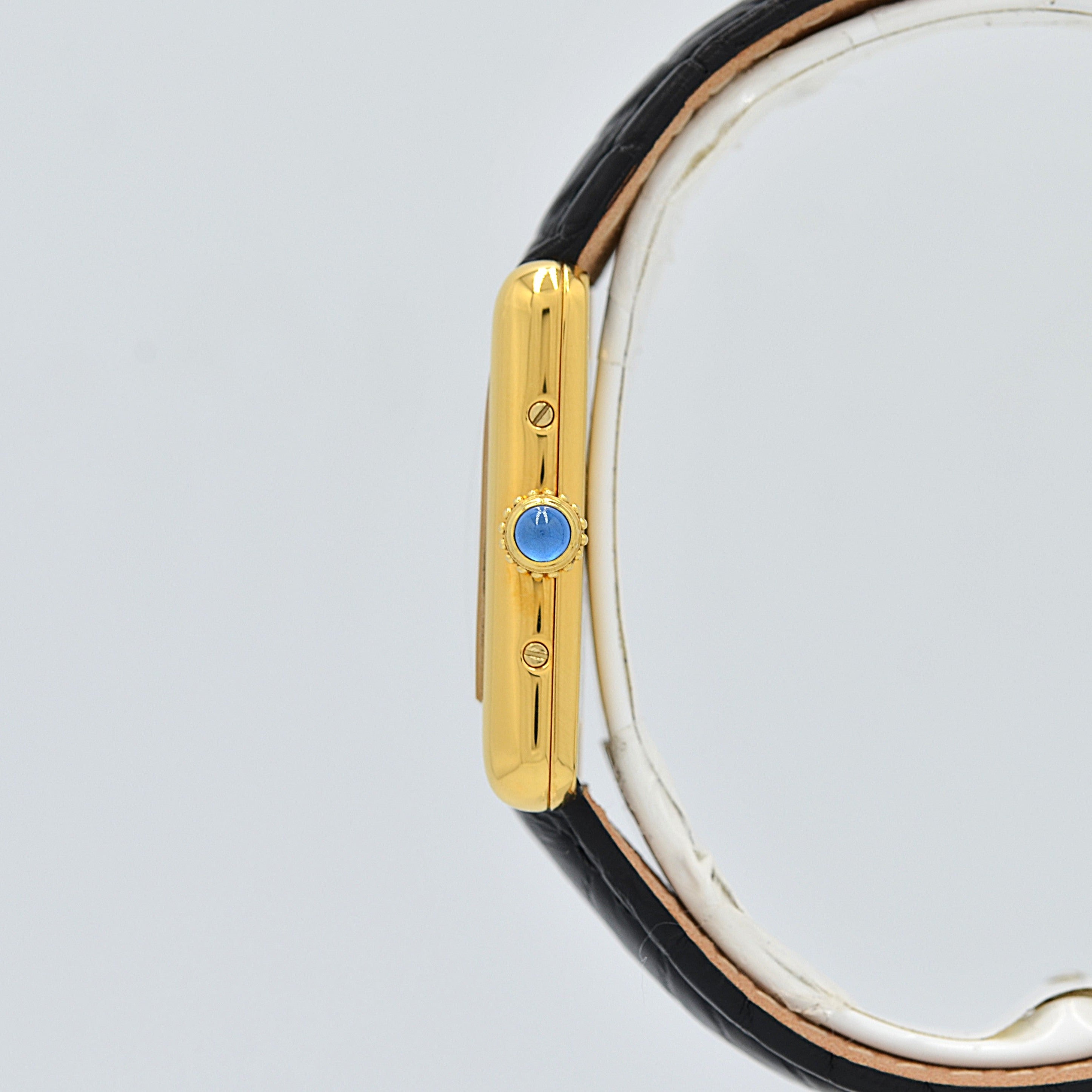 [Cartier] Cartier Must Tank SM Vertical Roman Numerals with Original Deployant Buckle