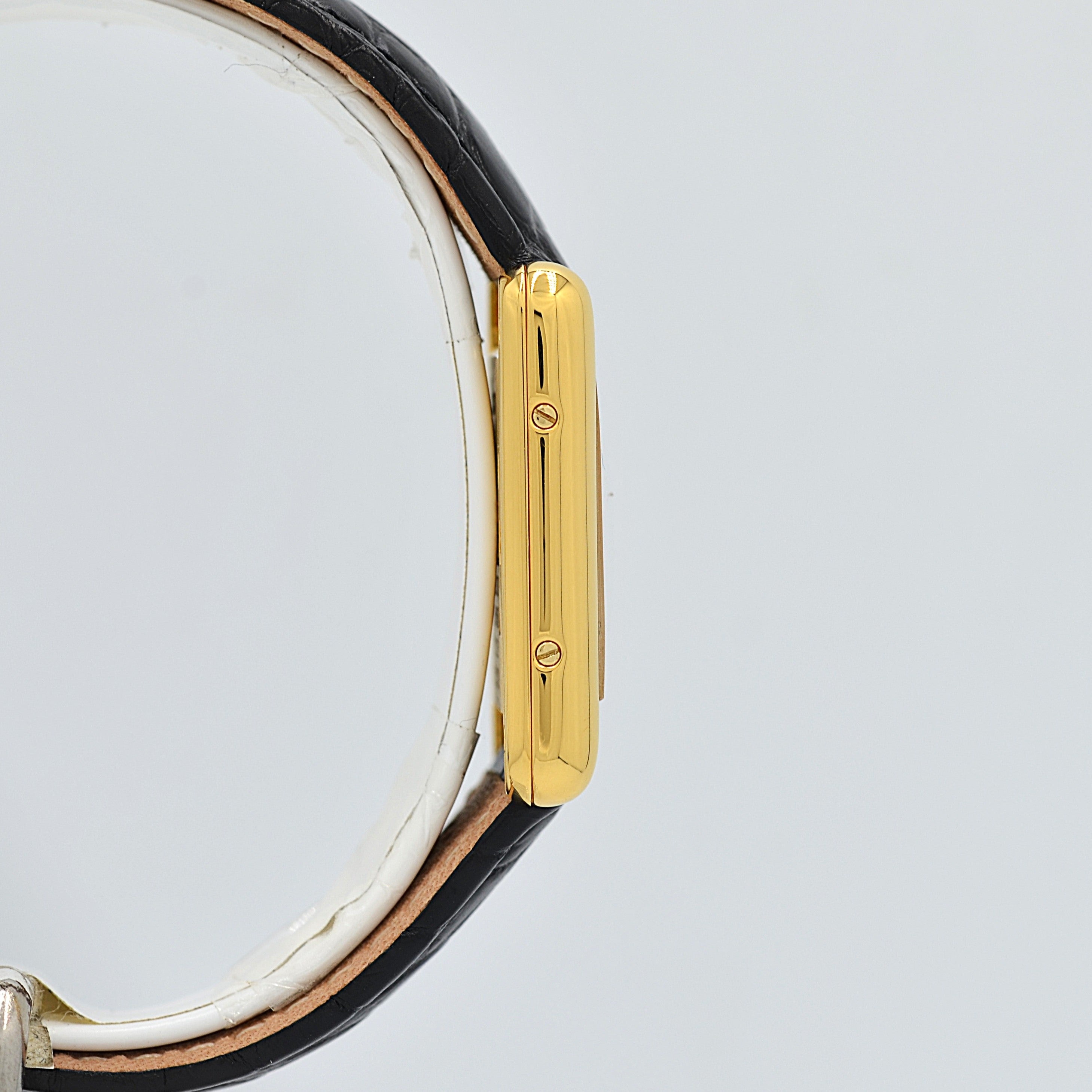 [Cartier] Cartier Must Tank SM Vertical Roman Numerals with Original Deployant Buckle