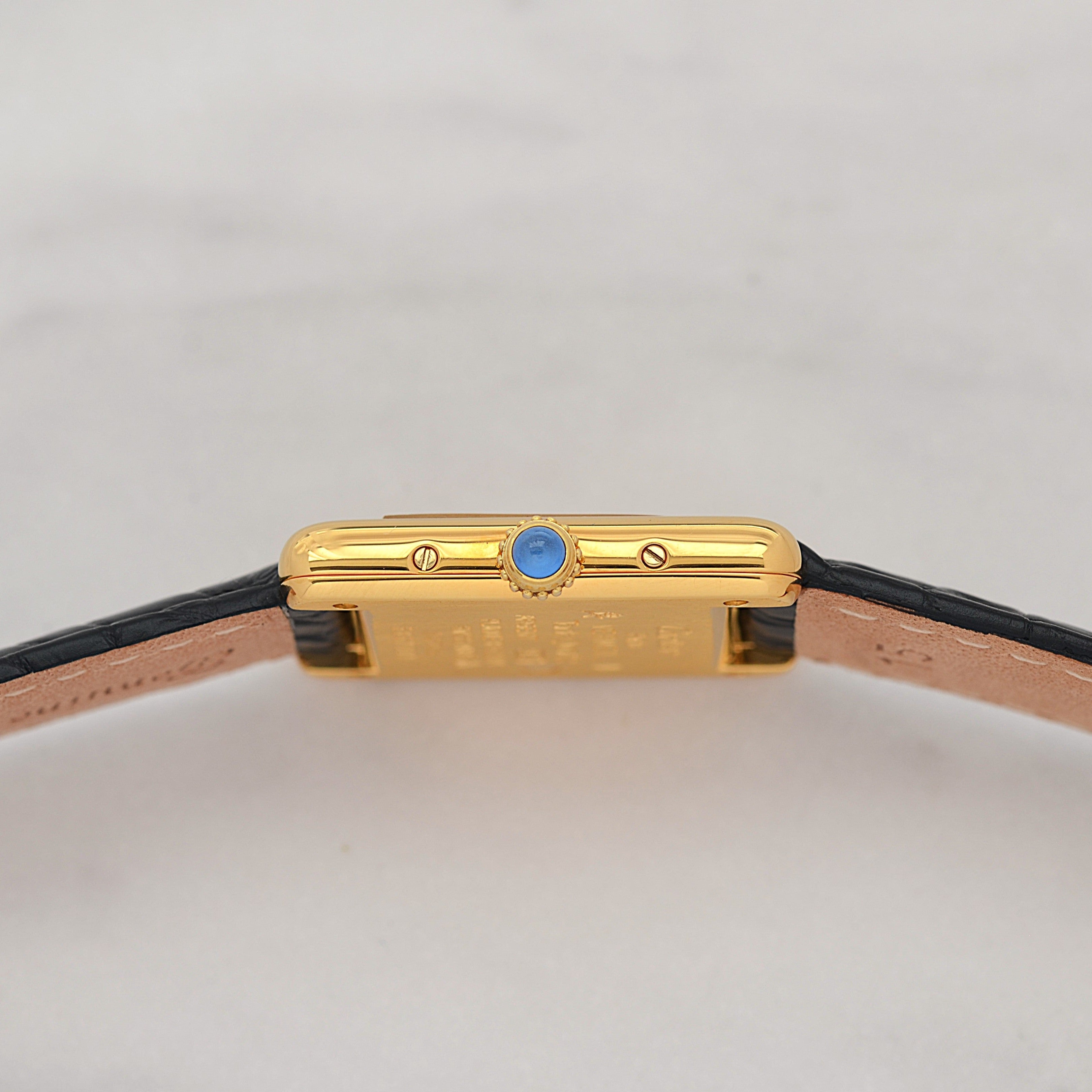 [Cartier] Cartier Must Tank SM Vertical Roman Numerals with Original Deployant Buckle