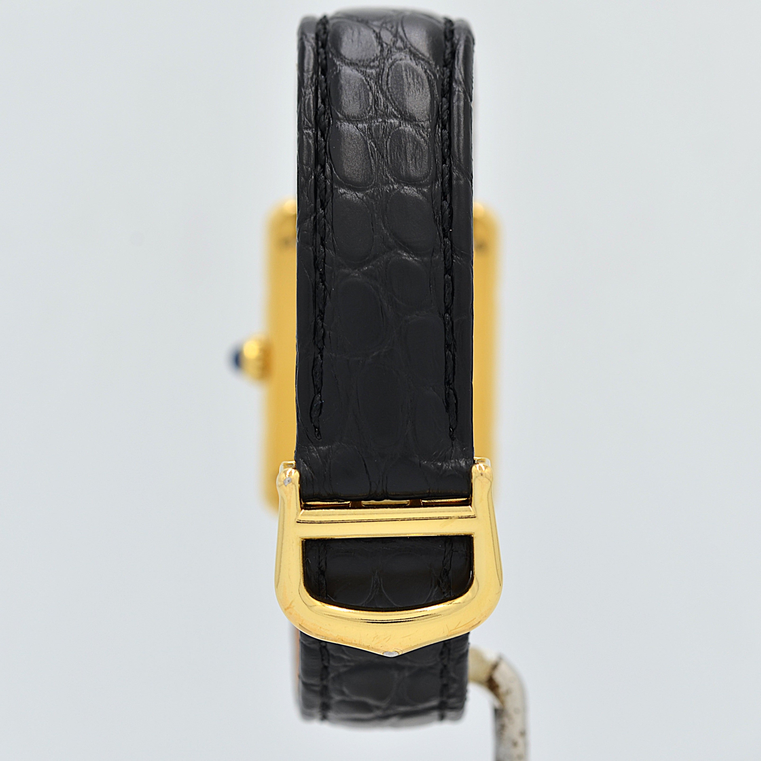 【Cartier】Cartier Must Tank SM Opanin with Original Pin Buckle