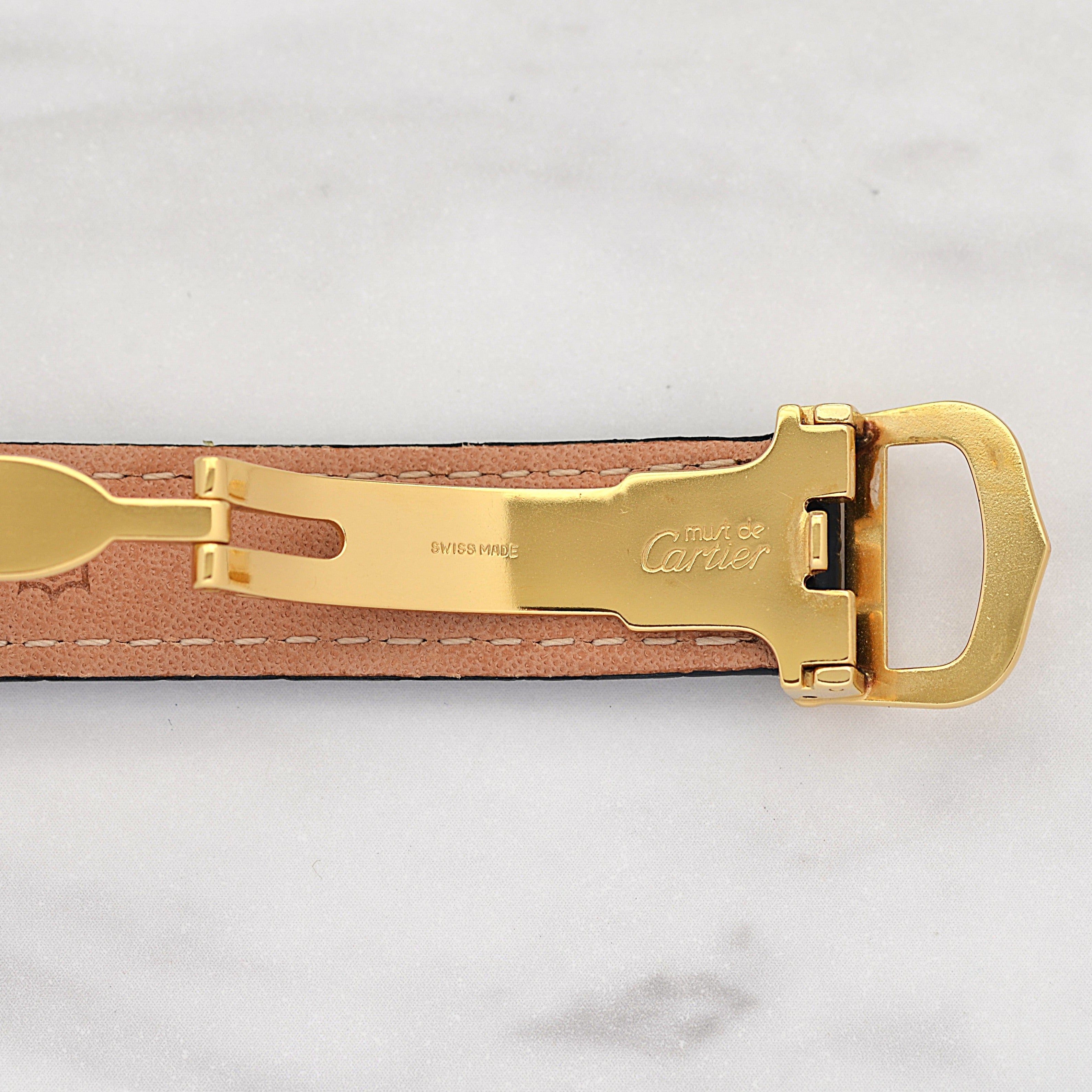 【Cartier】Cartier Must Tank SM Opanin with Original Pin Buckle