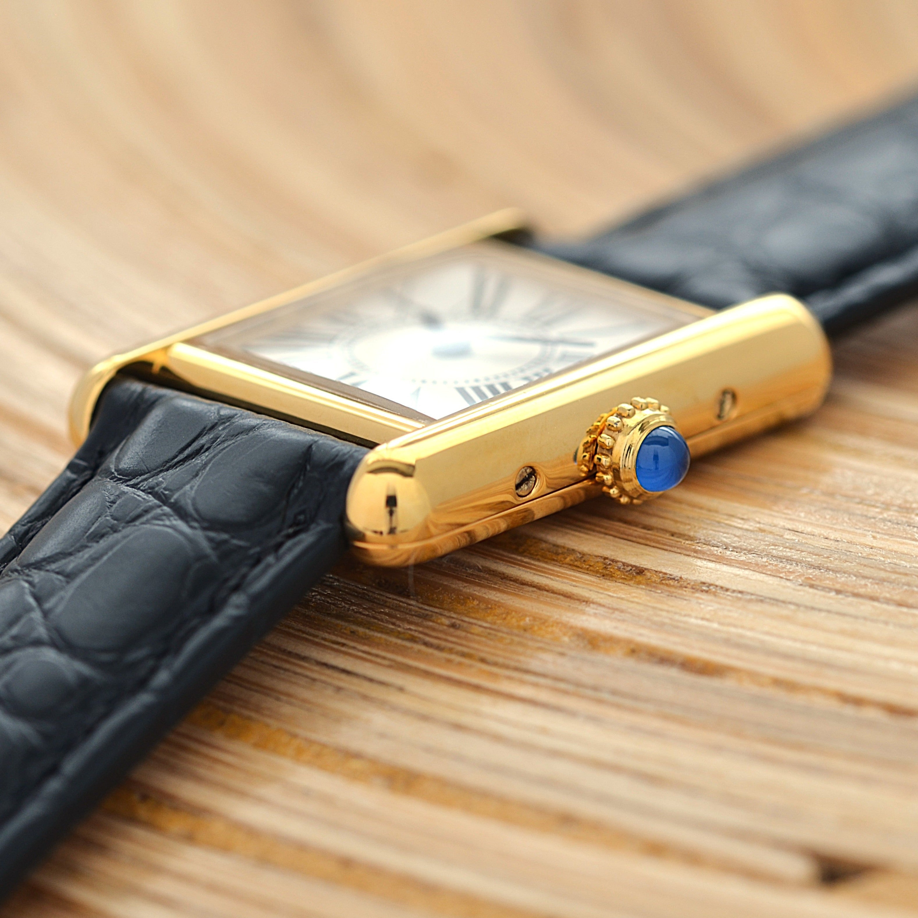 【Cartier】Cartier Must Tank SM Opanin with Original Pin Buckle