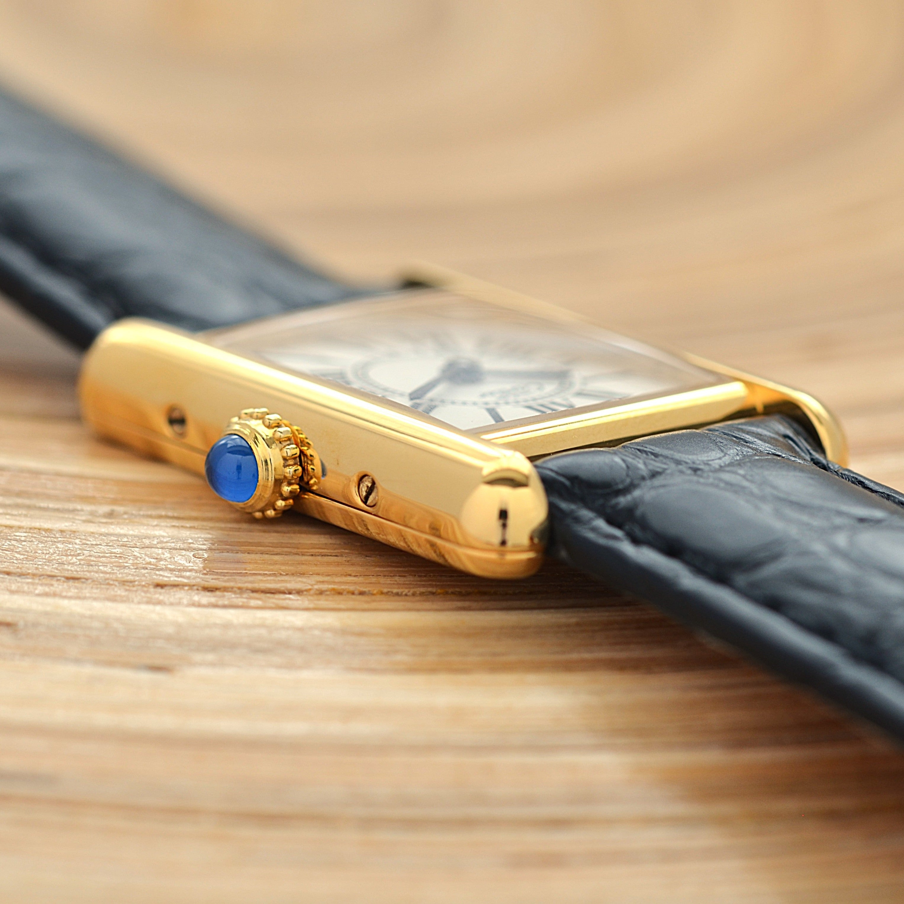 【Cartier】Cartier Must Tank SM Opanin with Original Pin Buckle