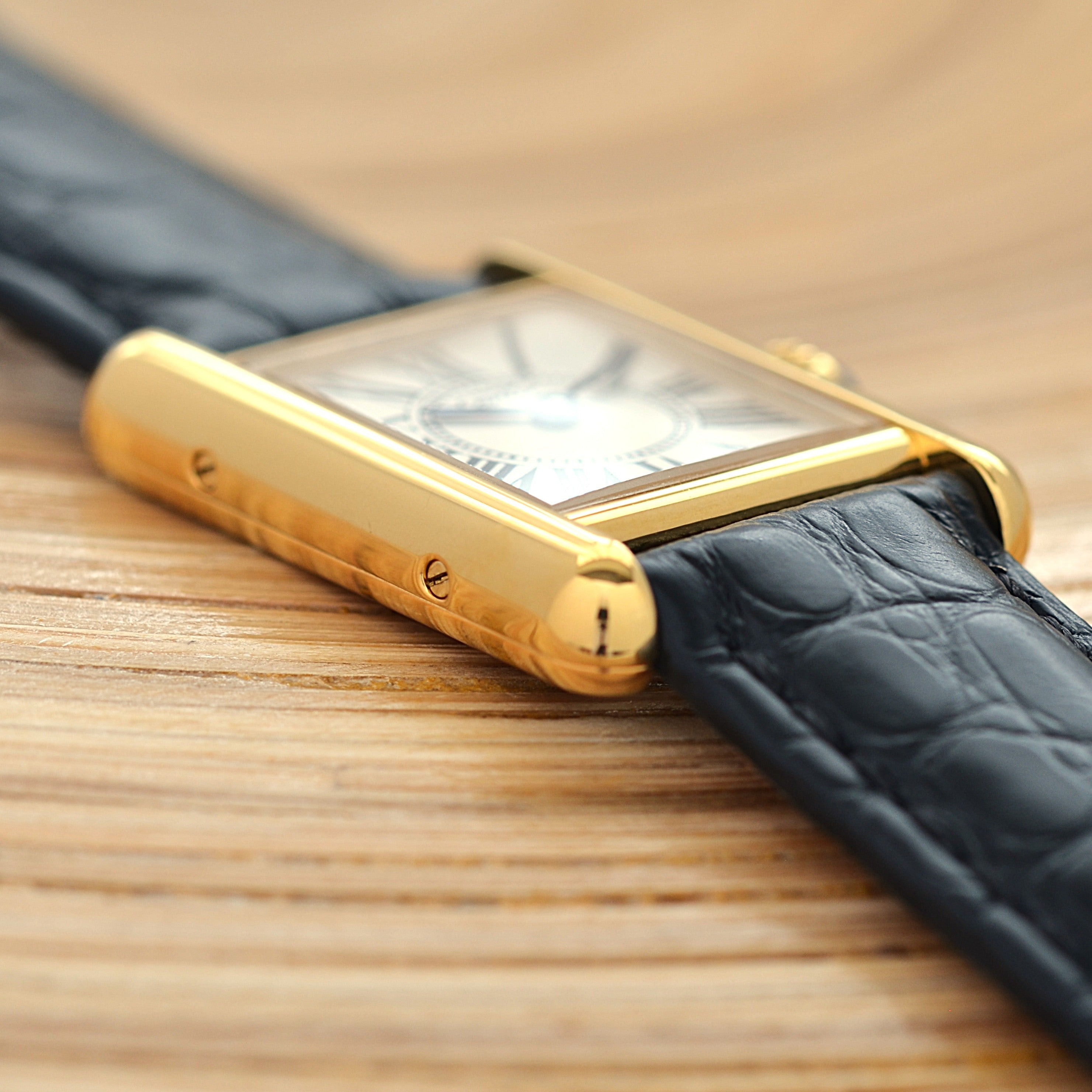 【Cartier】Cartier Must Tank SM Opanin with Original Pin Buckle