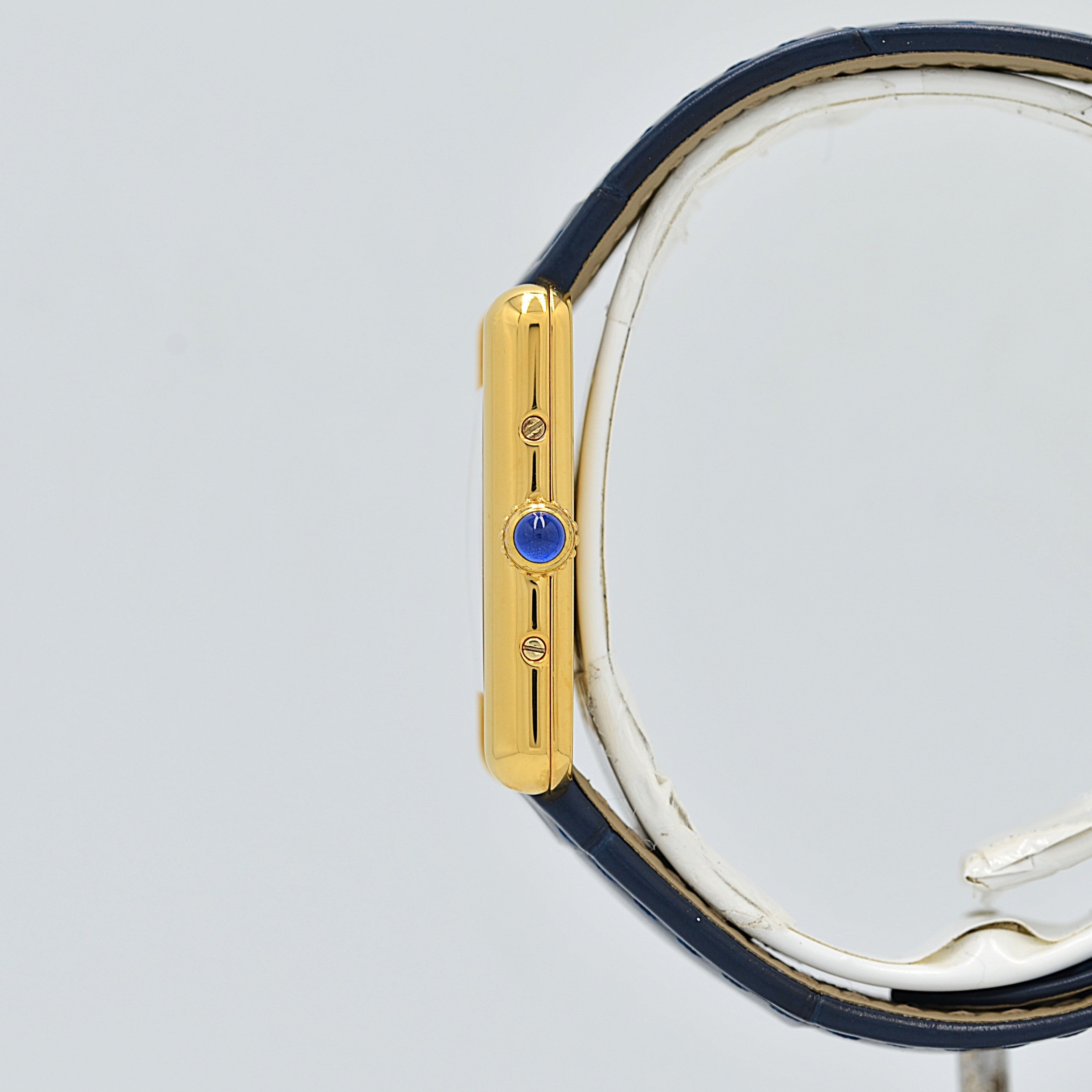 【Cartier】カルティエ マストタンク SM 飛びアラビア 付属品完備 カルティエコンプリートサービス済み