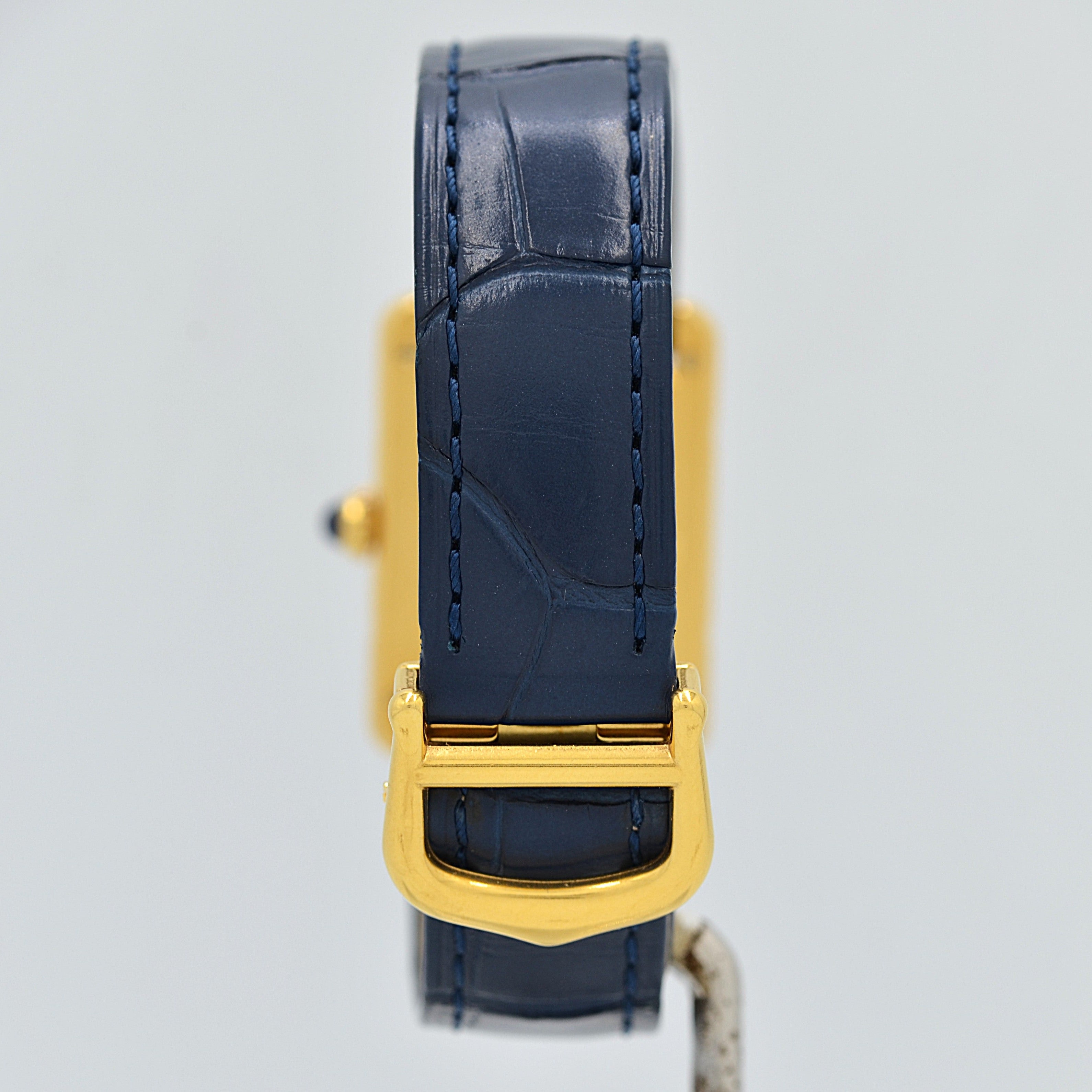 【Cartier】カルティエ マストタンク SM 飛びアラビア 付属品完備 カルティエコンプリートサービス済み