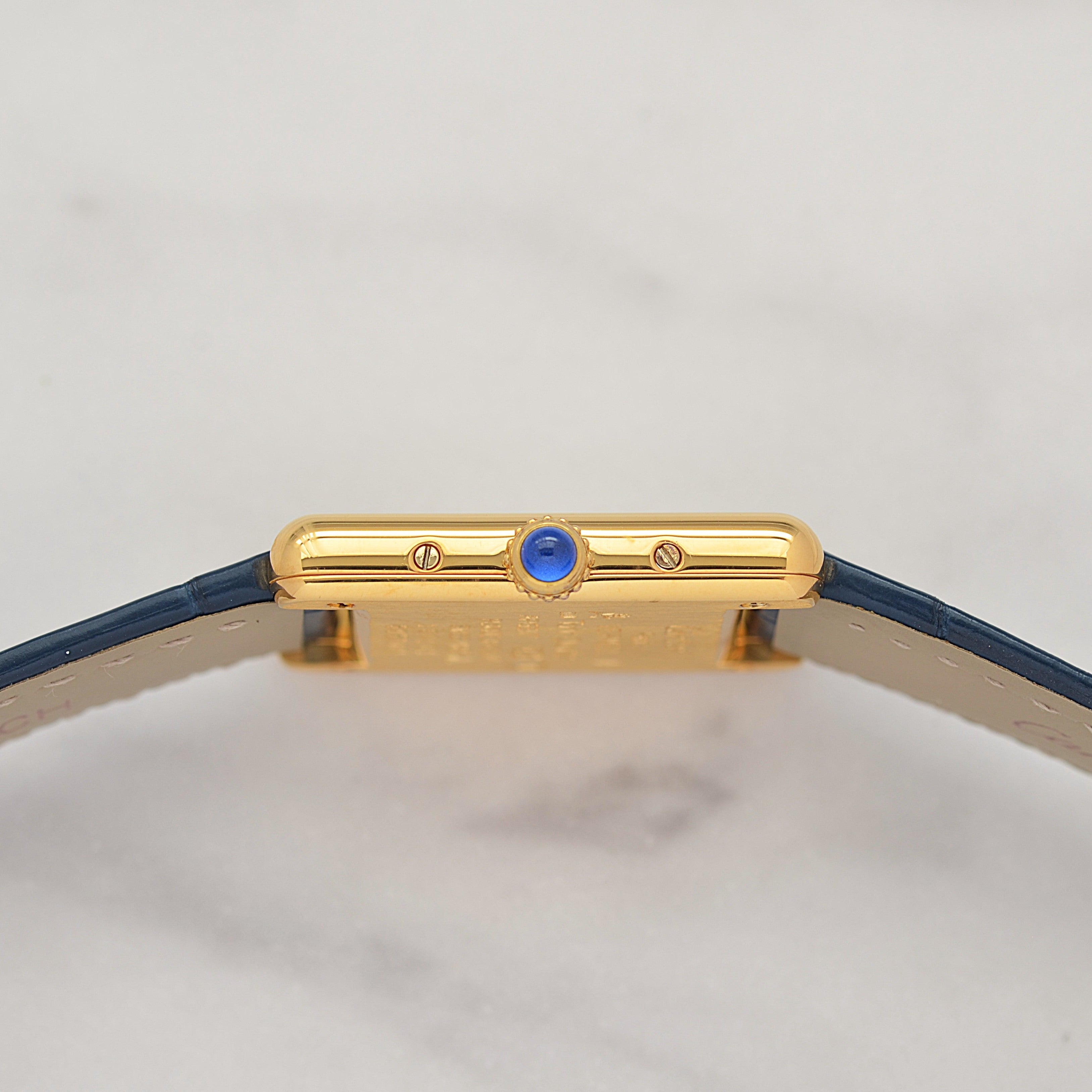 【Cartier】カルティエ マストタンク SM 飛びアラビア 付属品完備 カルティエコンプリートサービス済み