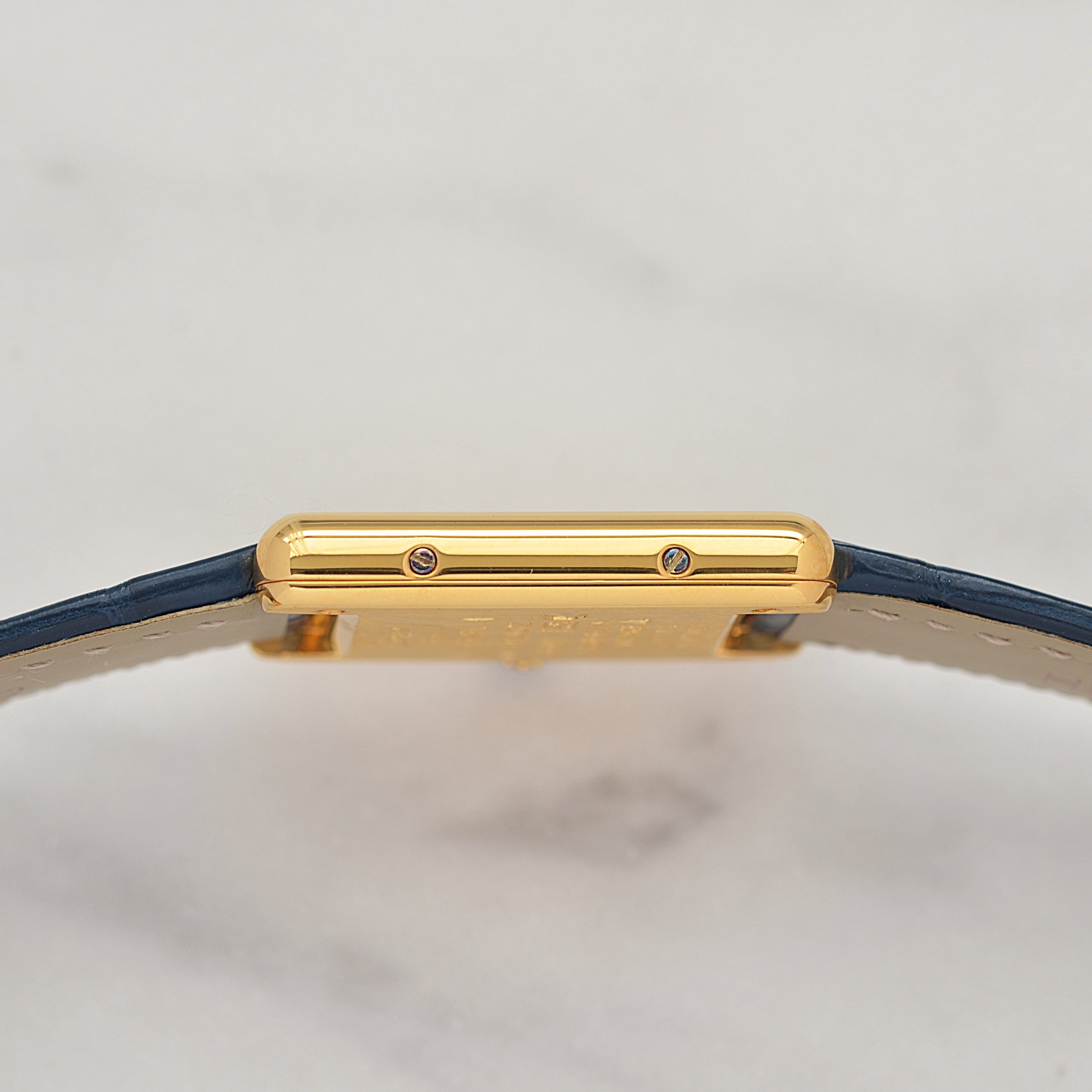 【Cartier】カルティエ マストタンク SM 飛びアラビア 付属品完備 カルティエコンプリートサービス済み