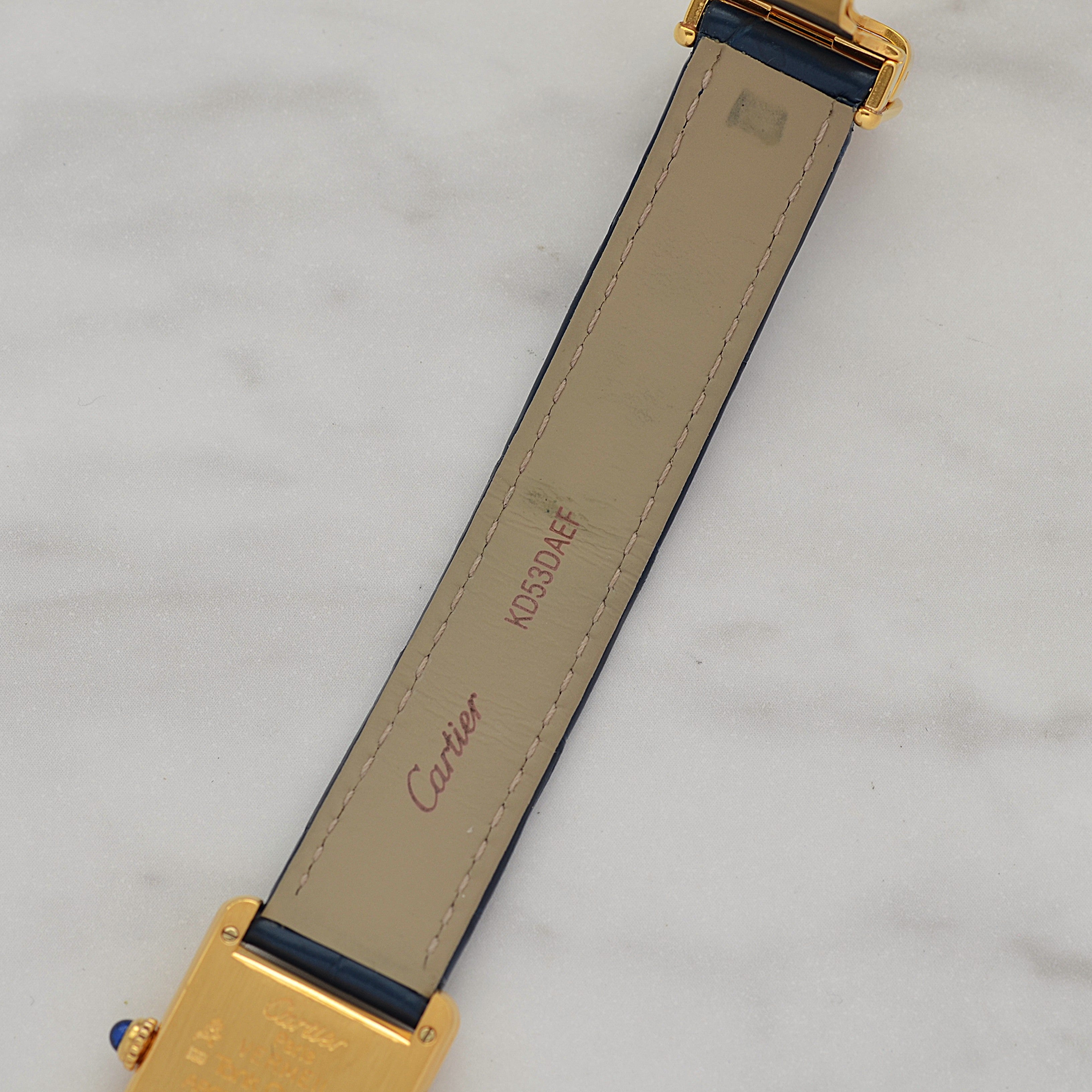 【Cartier】カルティエ マストタンク SM 飛びアラビア 付属品完備 カルティエコンプリートサービス済み