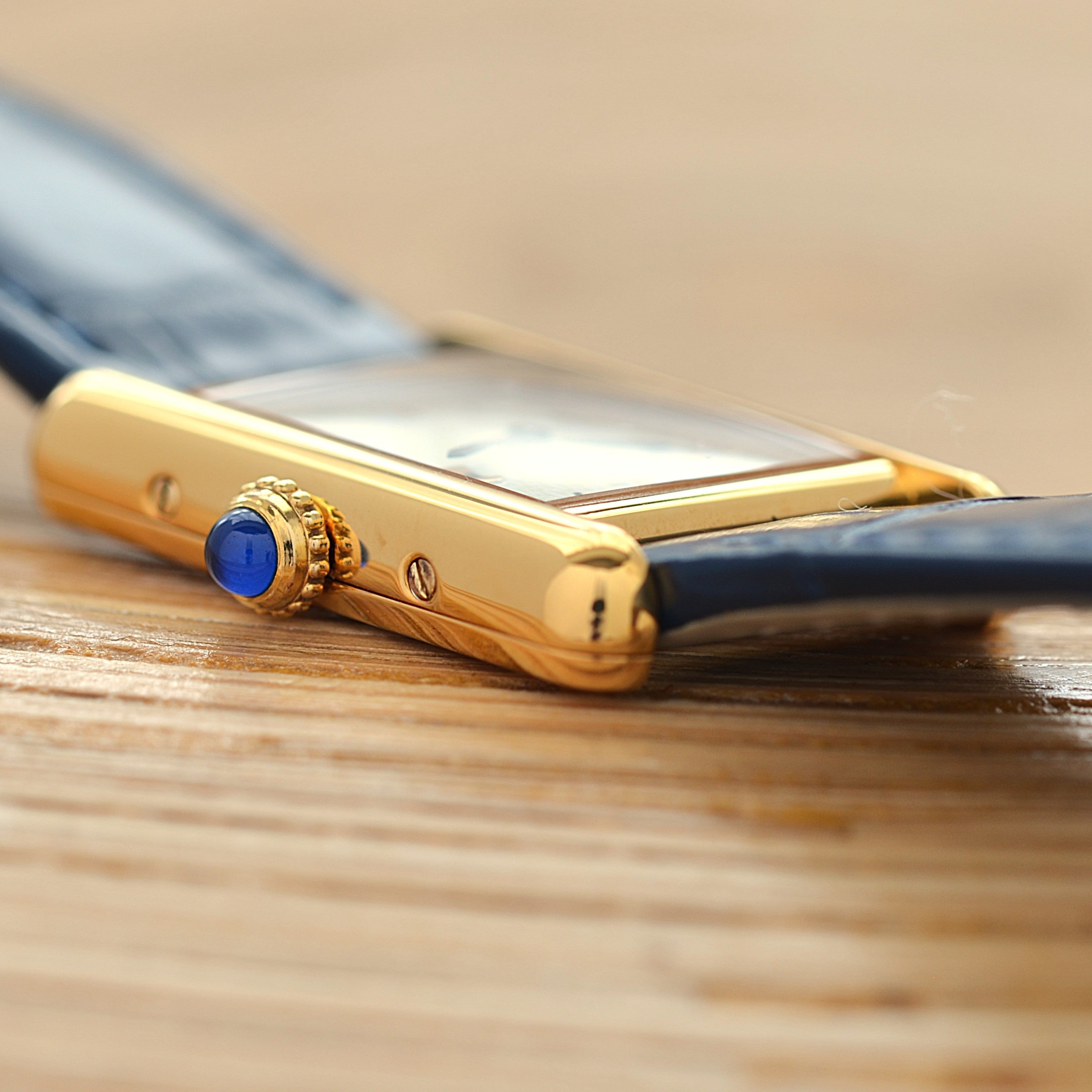 【Cartier】カルティエ マストタンク SM 飛びアラビア 付属品完備 カルティエコンプリートサービス済み