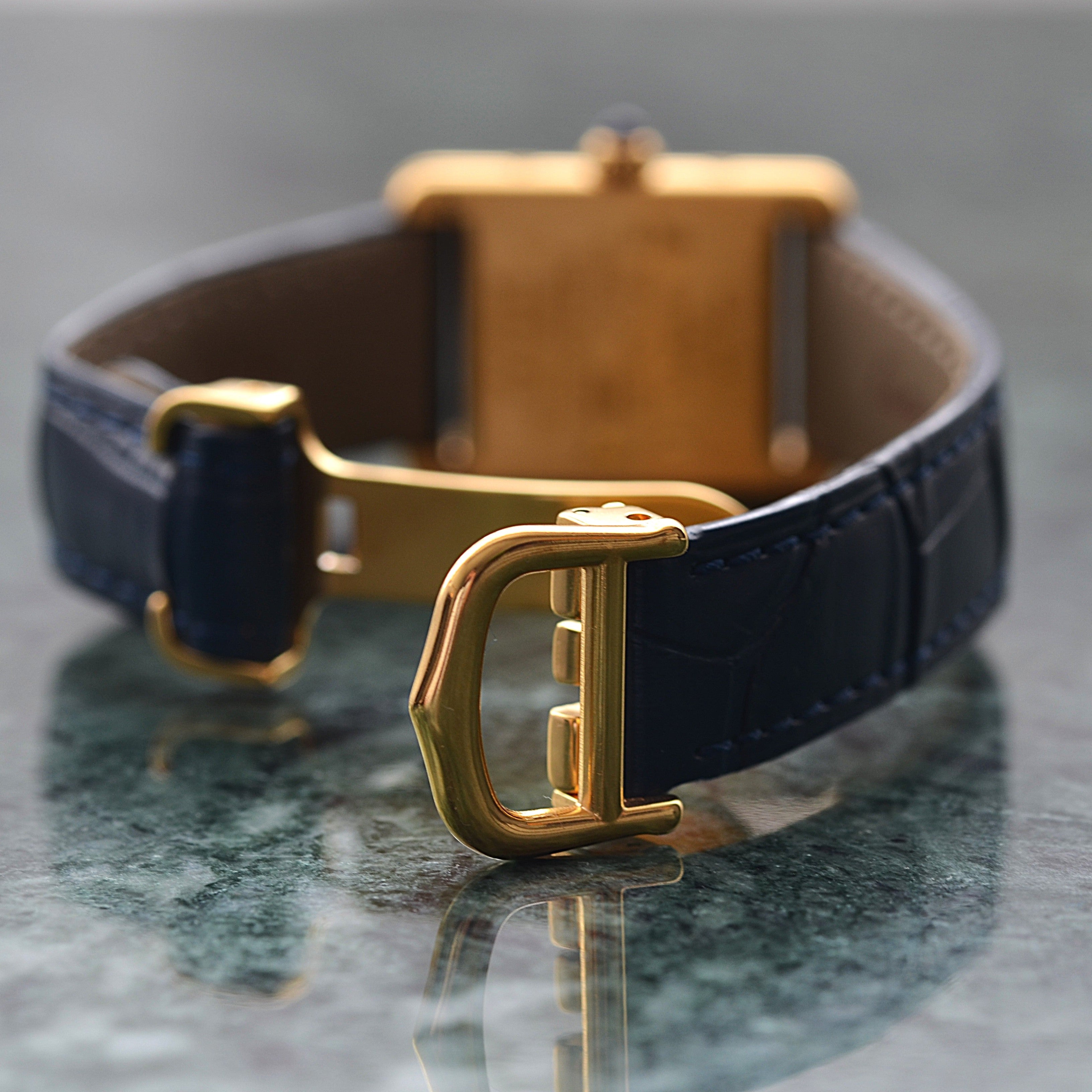 【Cartier】カルティエ マストタンク SM 飛びアラビア 付属品完備 カルティエコンプリートサービス済み