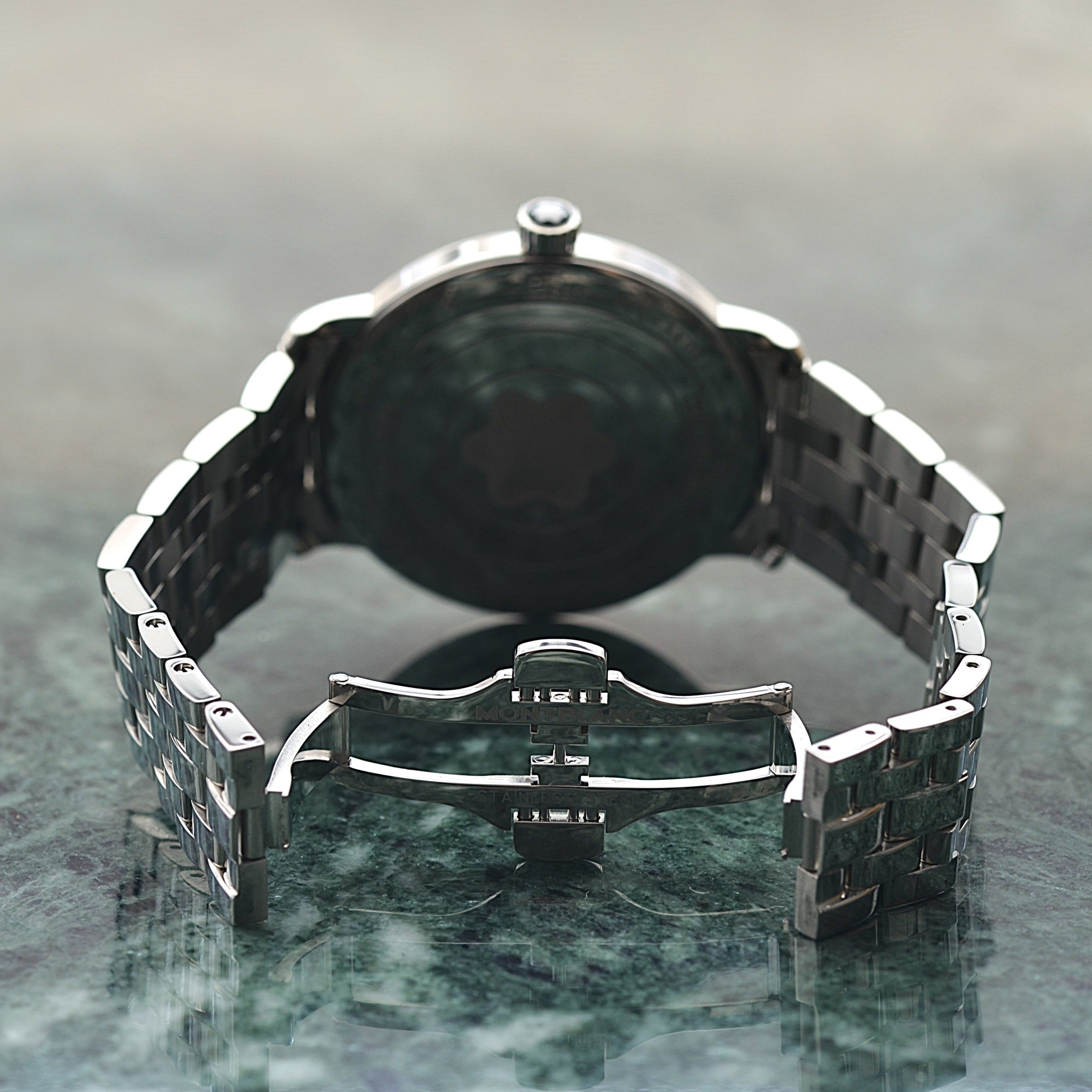 【MONTBLANC】モンブラン トラディションデイト White 36mm クォーツ 112636 付属品完備