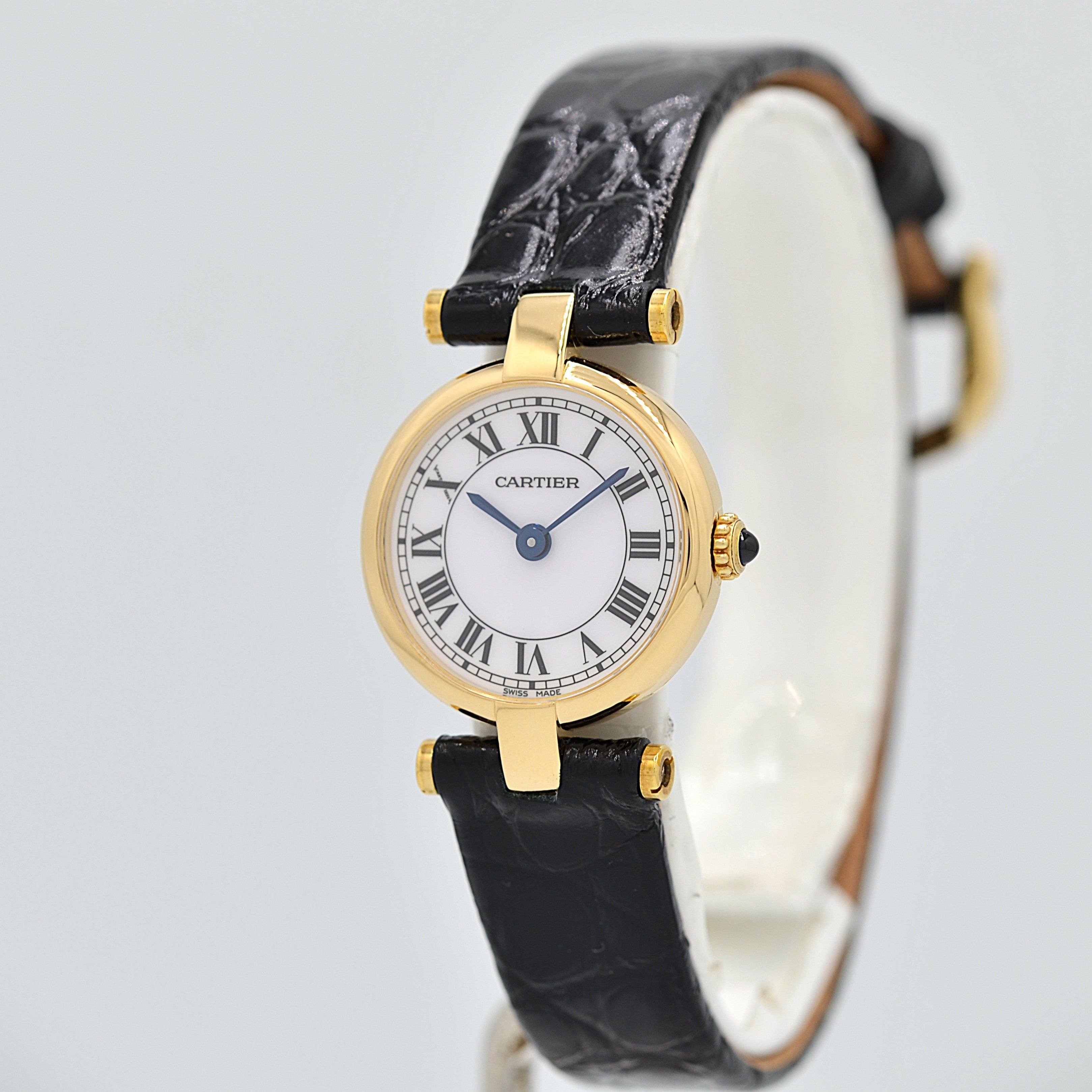 【Cartier】カルティエ ミニヴァンドーム18KYG 純正18KYG尾錠付き カルティエコンプリートサービス済み