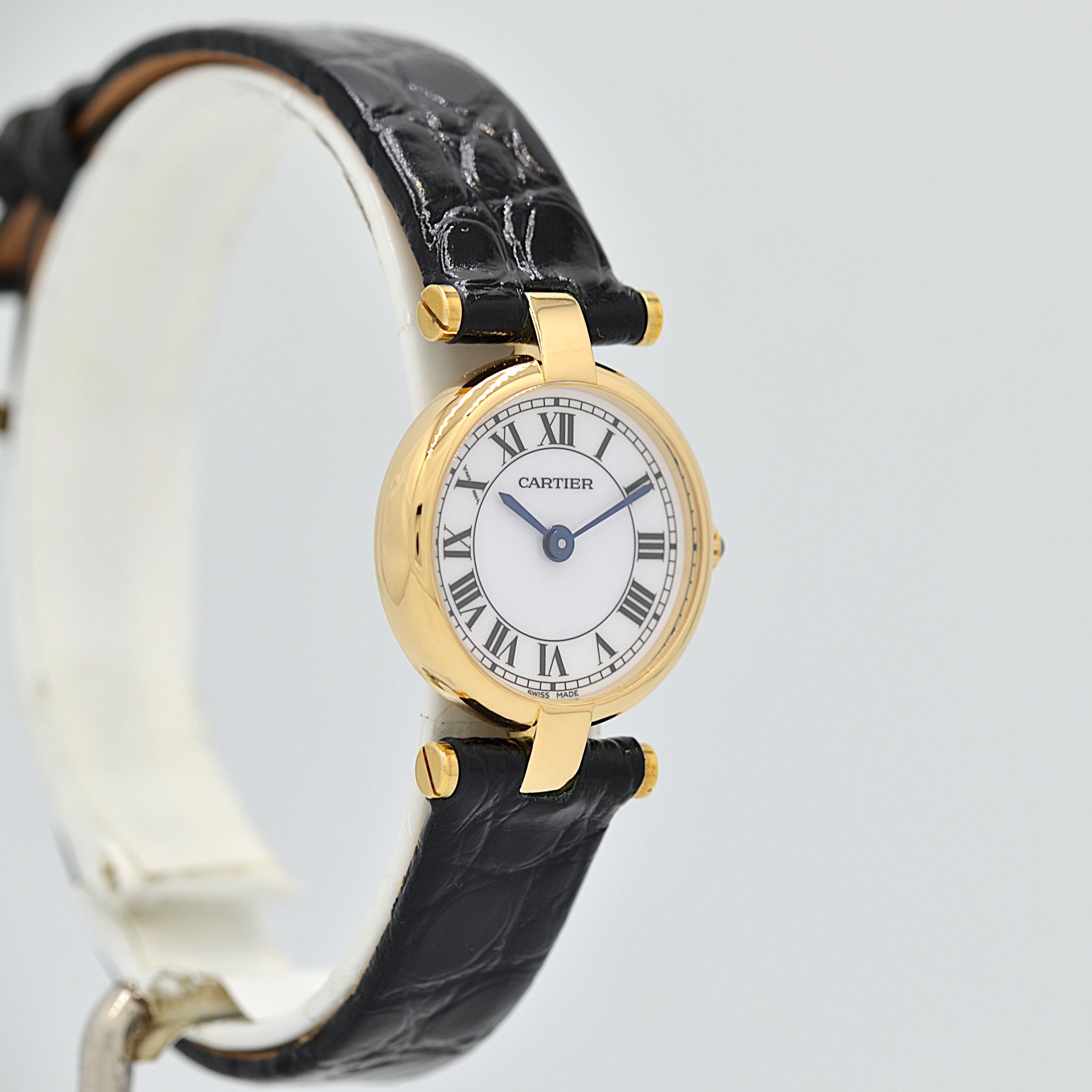 【Cartier】カルティエ ミニヴァンドーム18KYG 純正18KYG尾錠付き カルティエコンプリートサービス済み