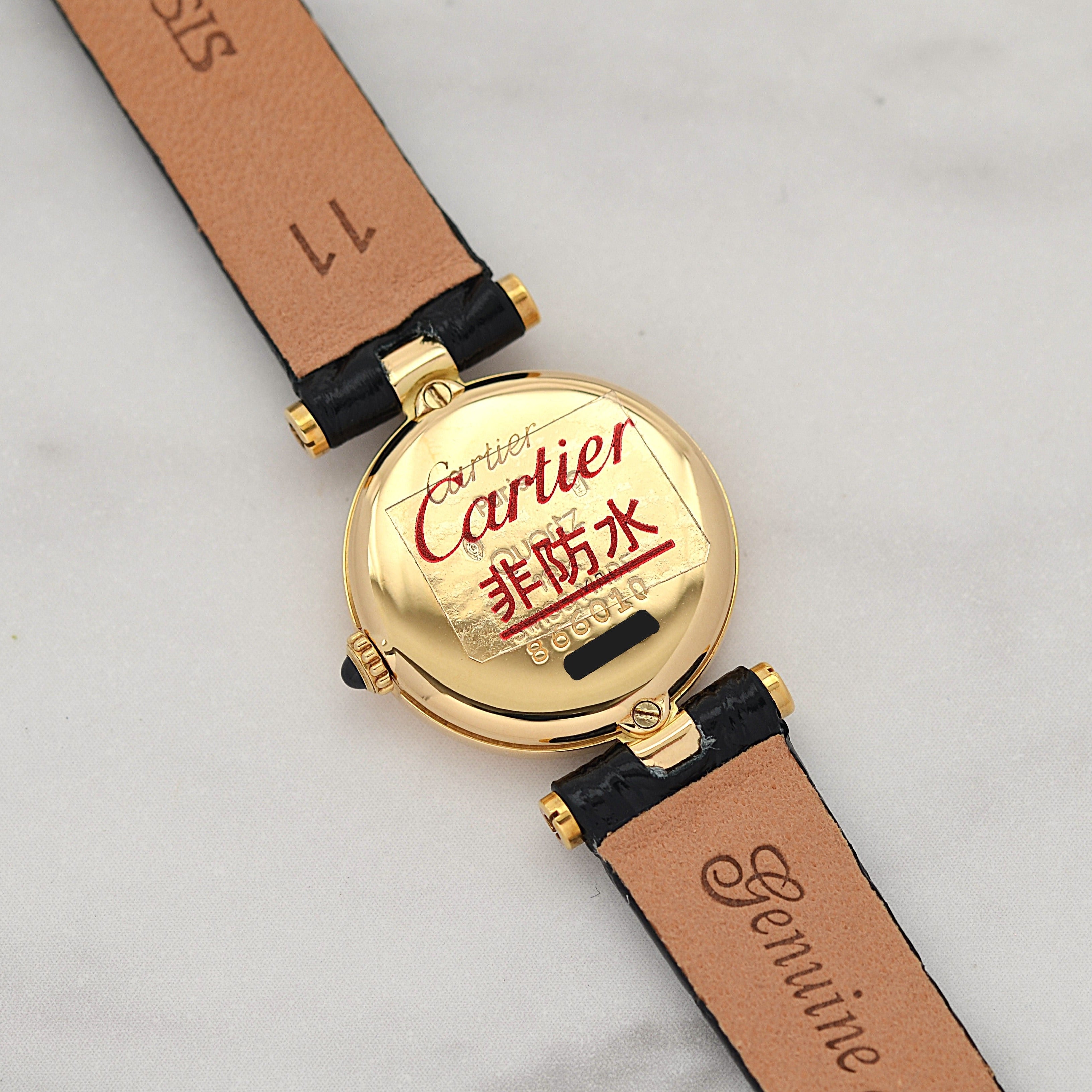 【Cartier】カルティエ ミニヴァンドーム18KYG 純正18KYG尾錠付き カルティエコンプリートサービス済み