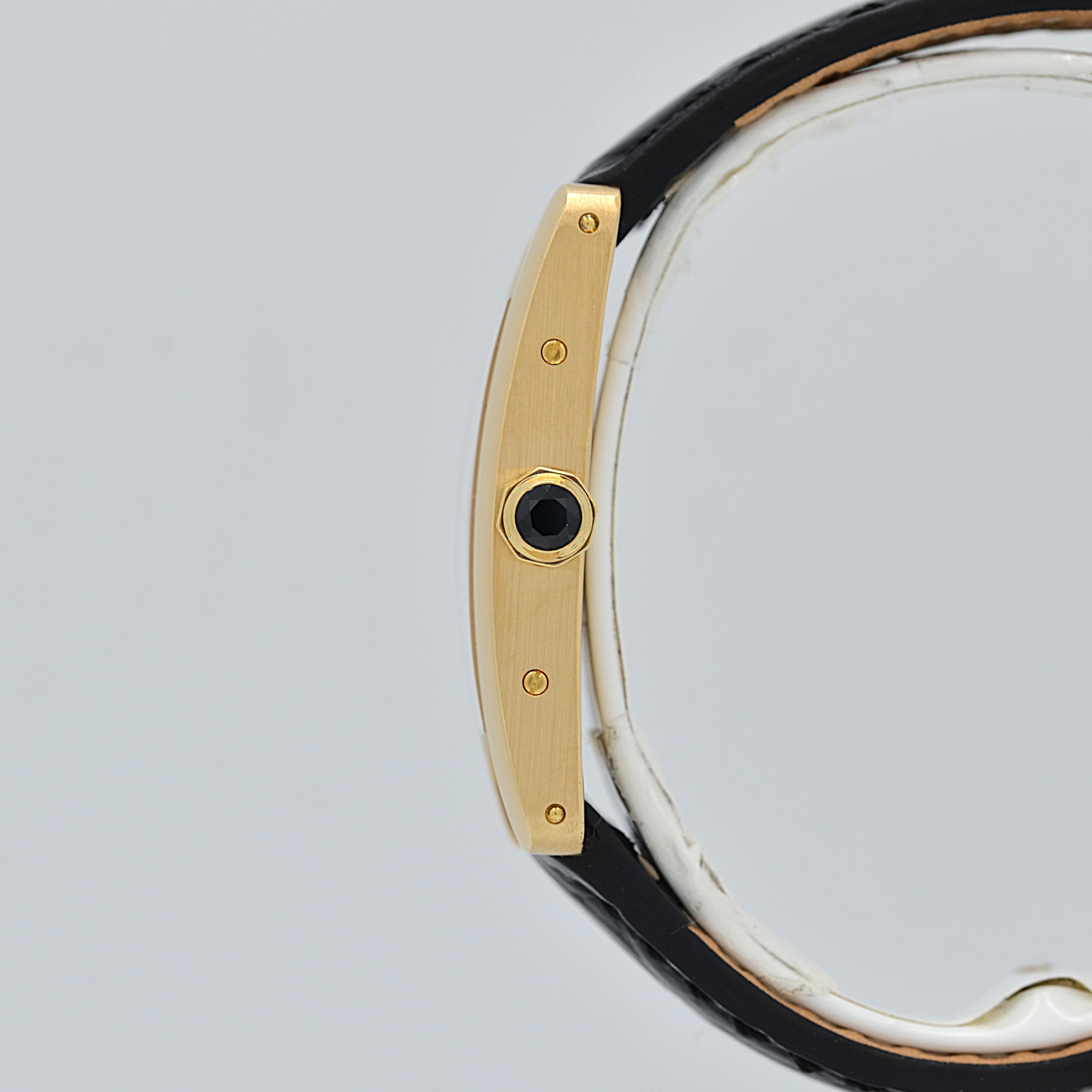 【Cartier】カルティエ タンクアメリカン SM 18KYG 純正18KYG製尾錠付き カルティエコンプリートサービス済み