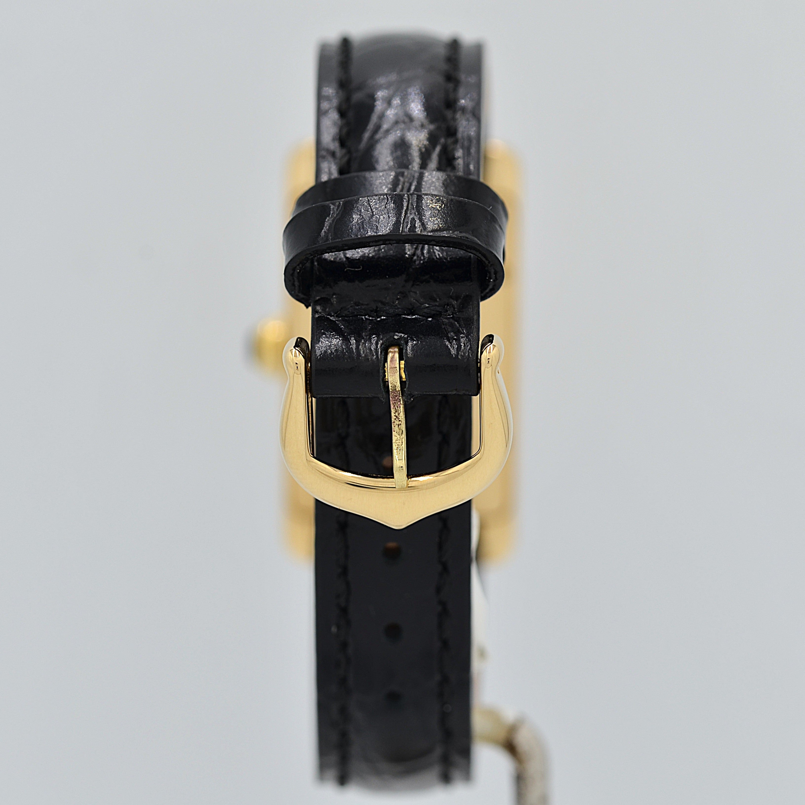 【Cartier】カルティエ タンクアメリカン SM 18KYG 純正18KYG製尾錠付き カルティエコンプリートサービス済み
