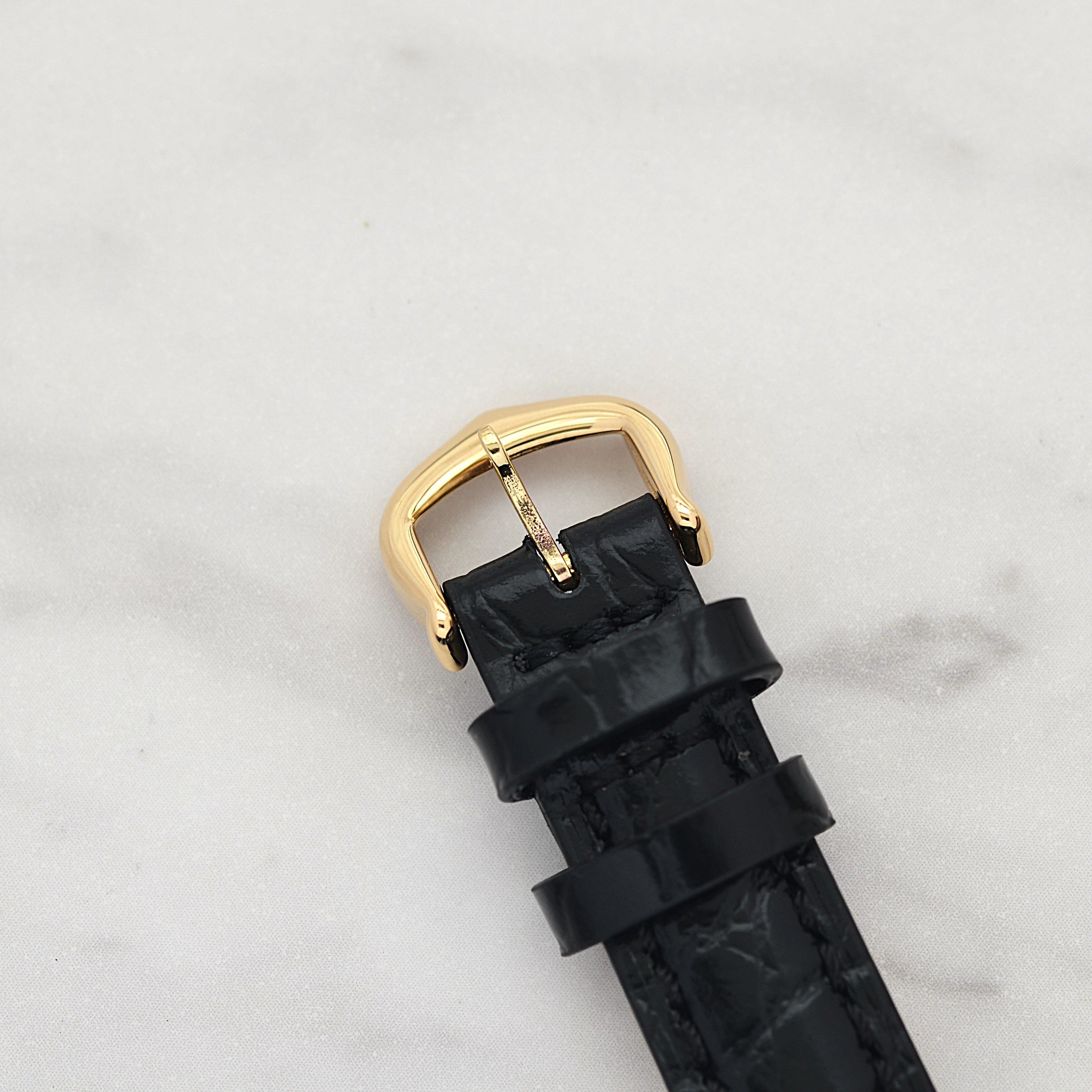 【Cartier】カルティエ タンクアメリカン SM 18KYG 純正18KYG製尾錠付き カルティエコンプリートサービス済み
