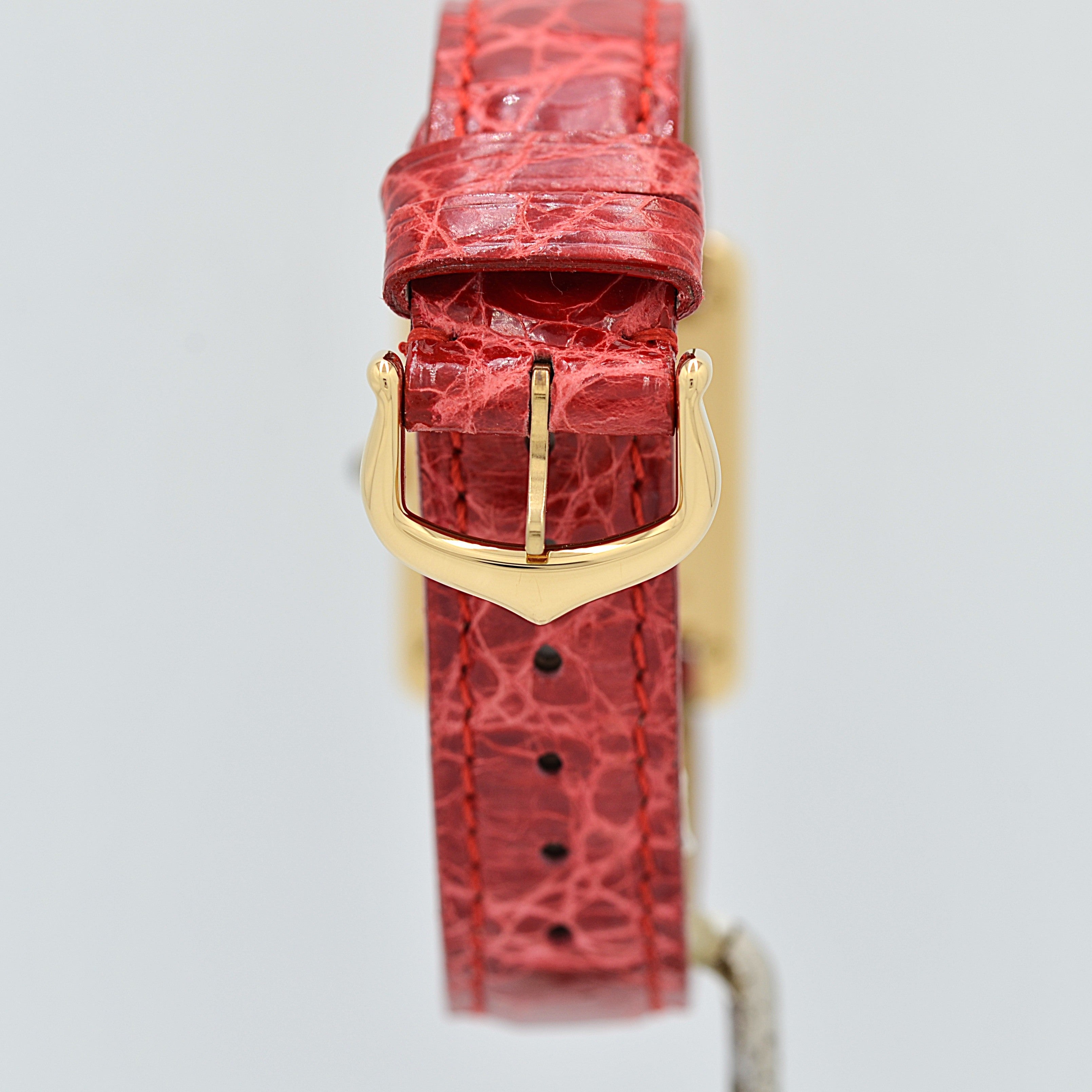 【Cartier】カルティエ タンクルイカルティエ SM 18KYG 付属品完備 カルティエコンプリートサービス済み