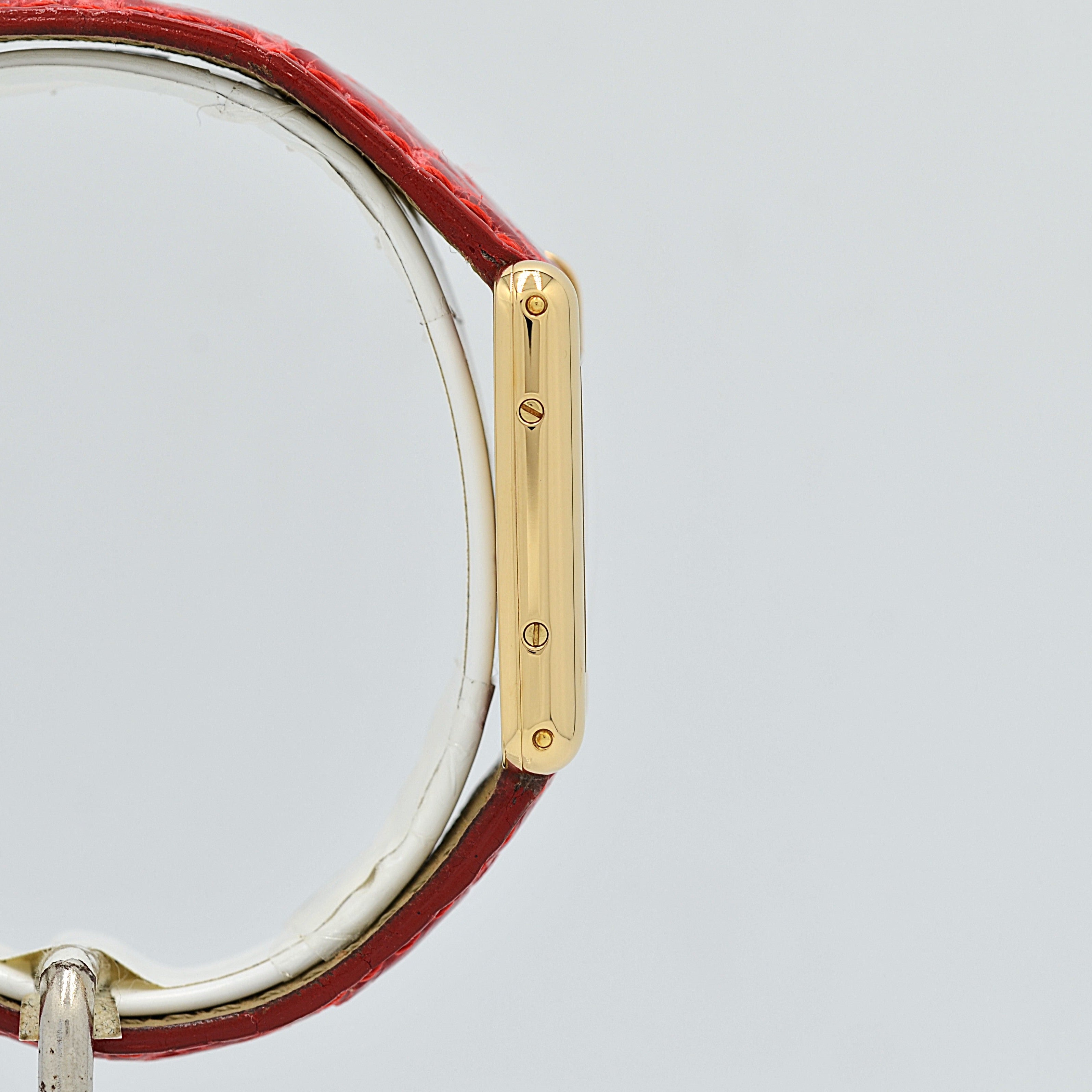 【Cartier】カルティエ タンクルイカルティエ SM 18KYG 付属品完備 カルティエコンプリートサービス済み