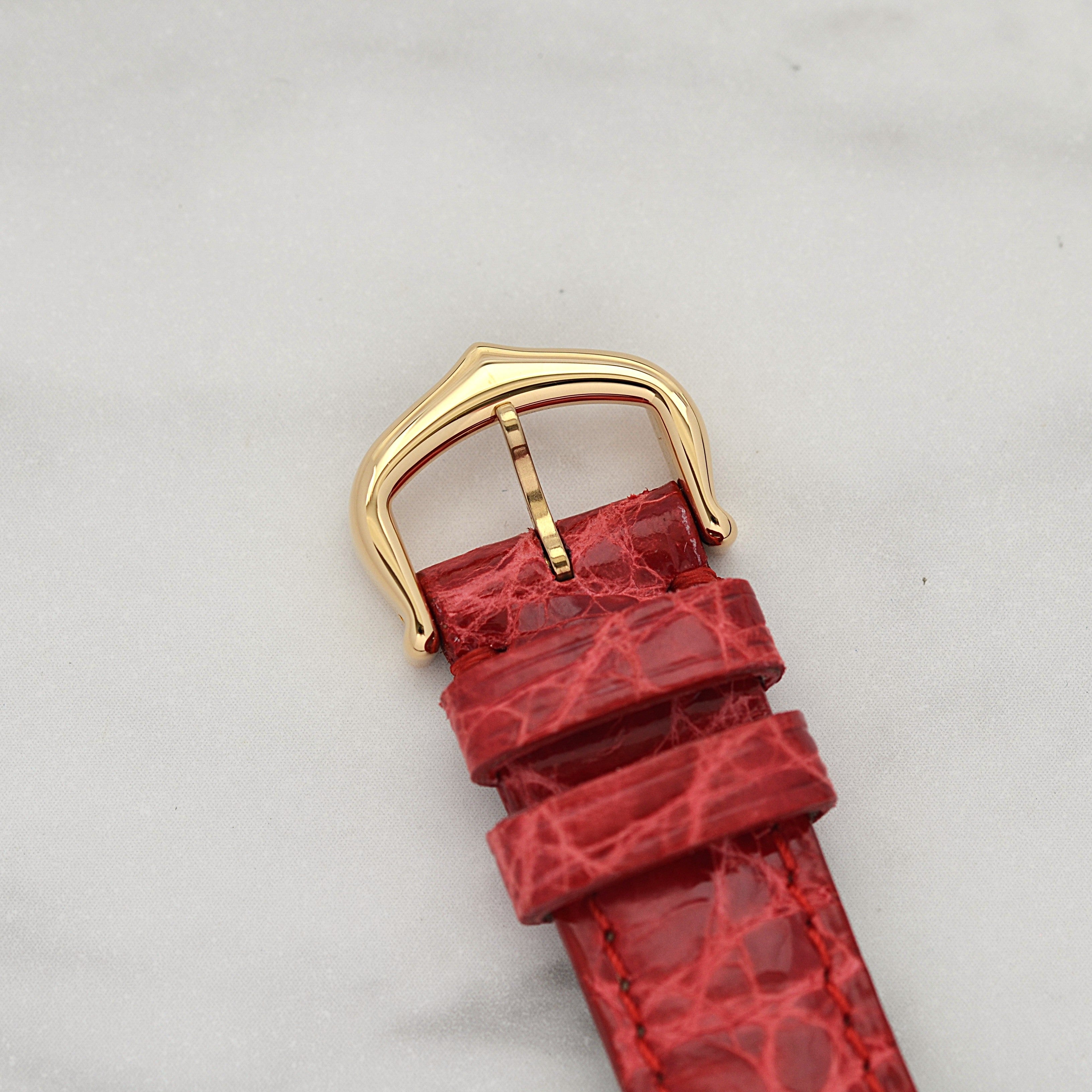 【Cartier】カルティエ タンクルイカルティエ SM 18KYG 付属品完備 カルティエコンプリートサービス済み