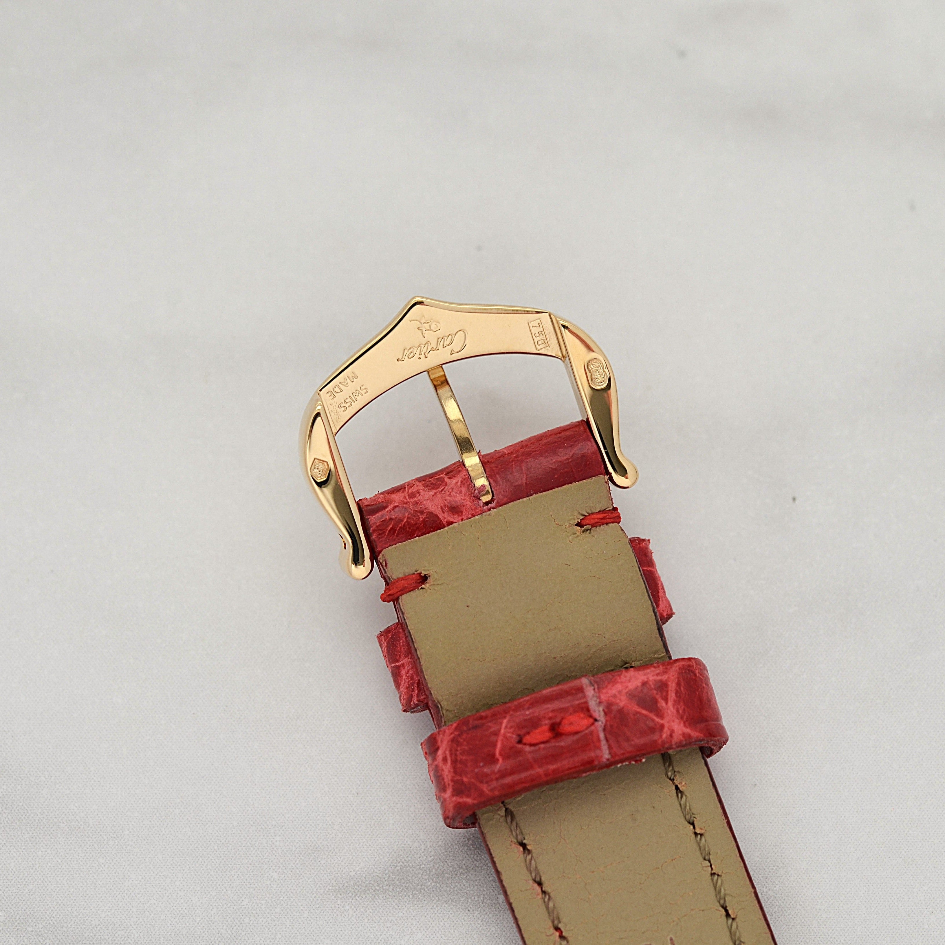 【Cartier】カルティエ タンクルイカルティエ SM 18KYG 付属品完備 カルティエコンプリートサービス済み