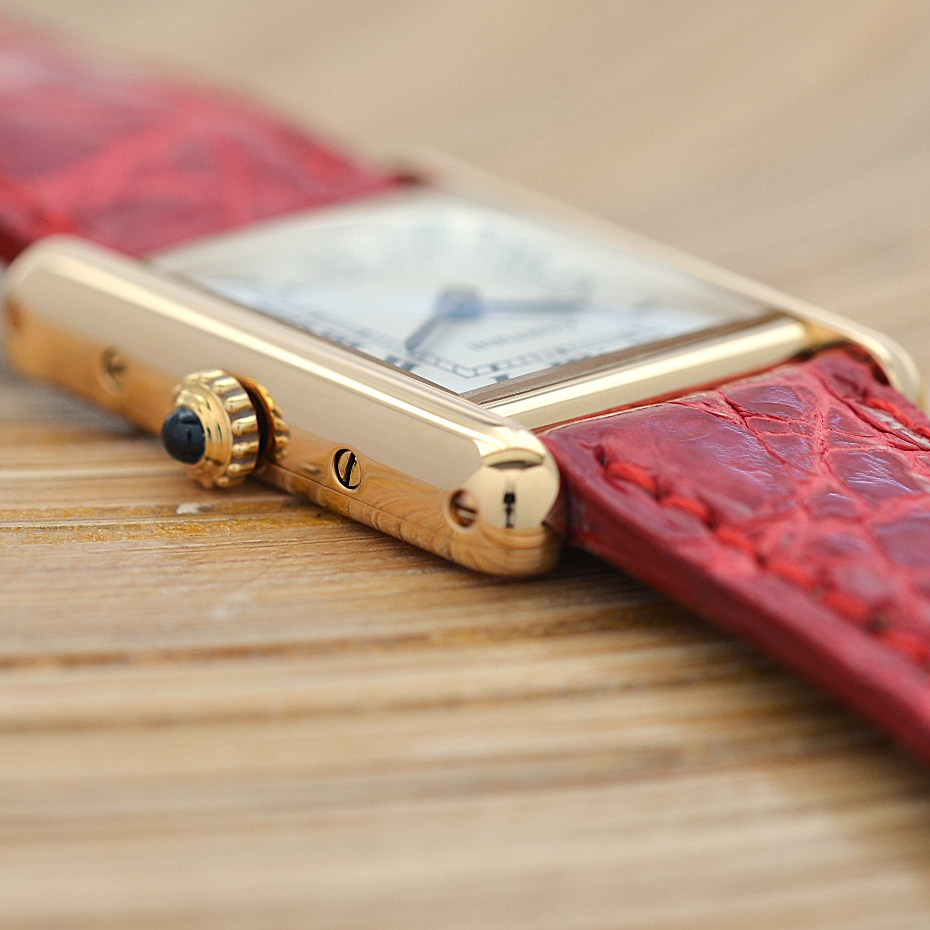 【Cartier】カルティエ タンクルイカルティエ SM 18KYG 付属品完備 カルティエコンプリートサービス済み