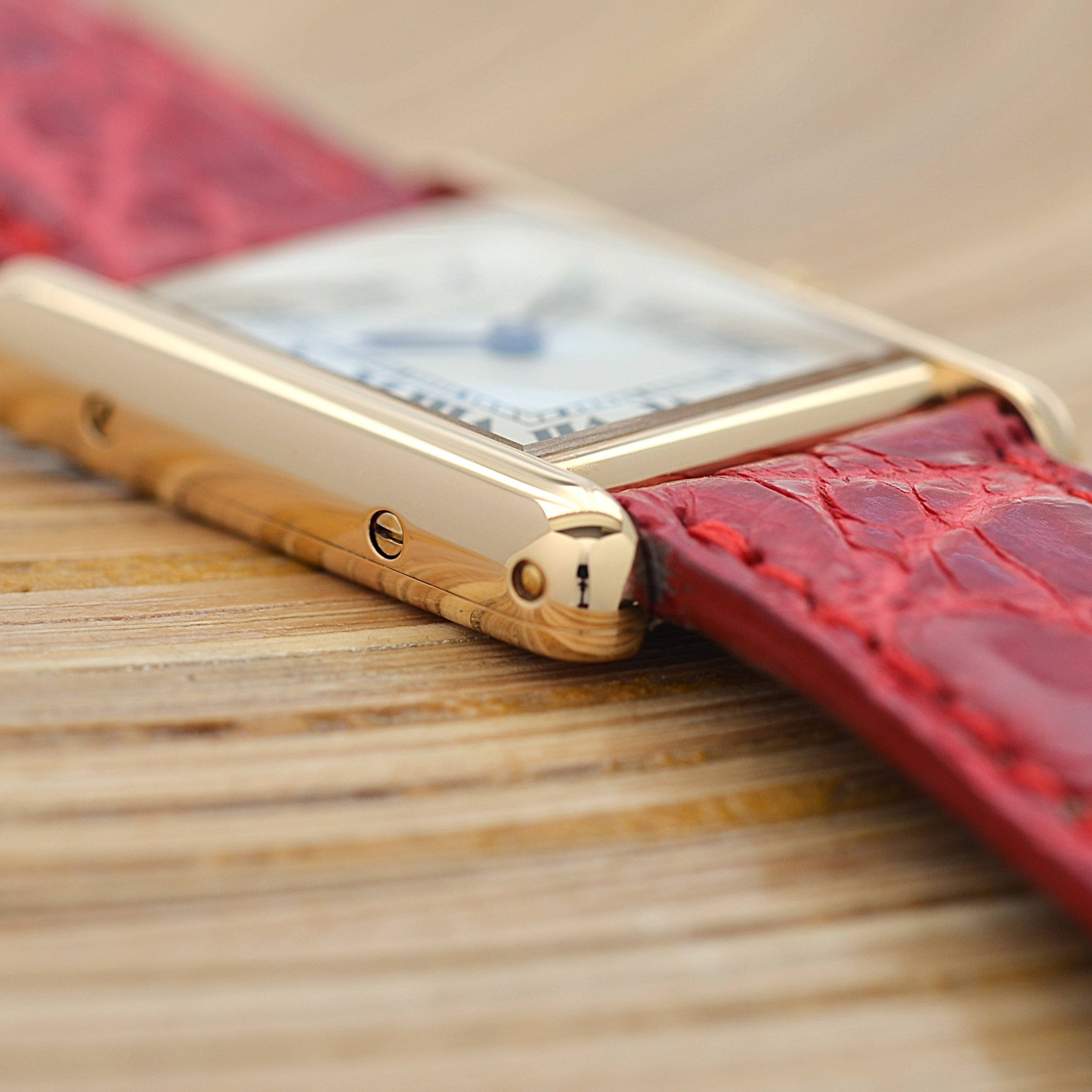 【Cartier】カルティエ タンクルイカルティエ SM 18KYG 付属品完備 カルティエコンプリートサービス済み