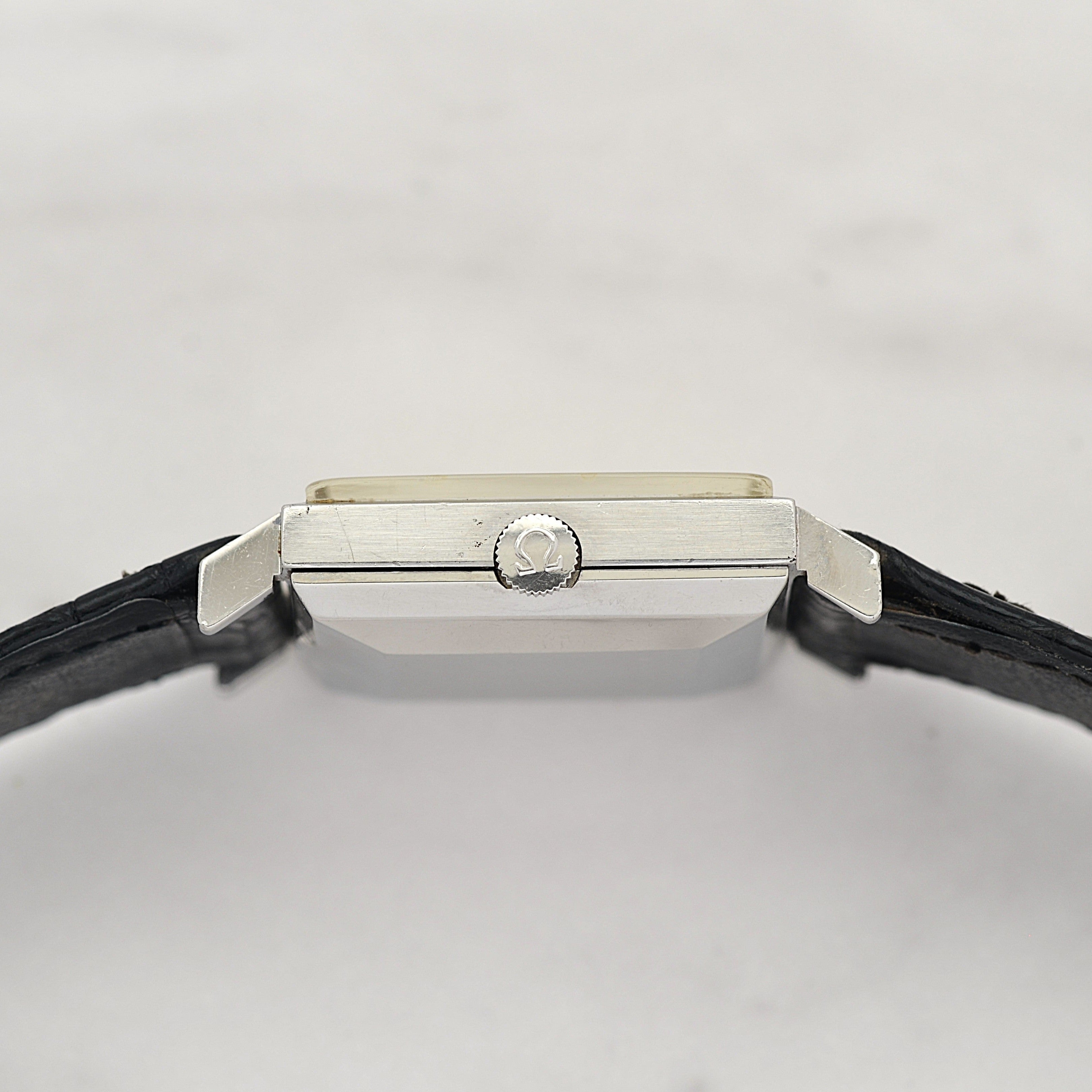 [OMEGA] Omega Automatic SS Square Case with Original Buckle