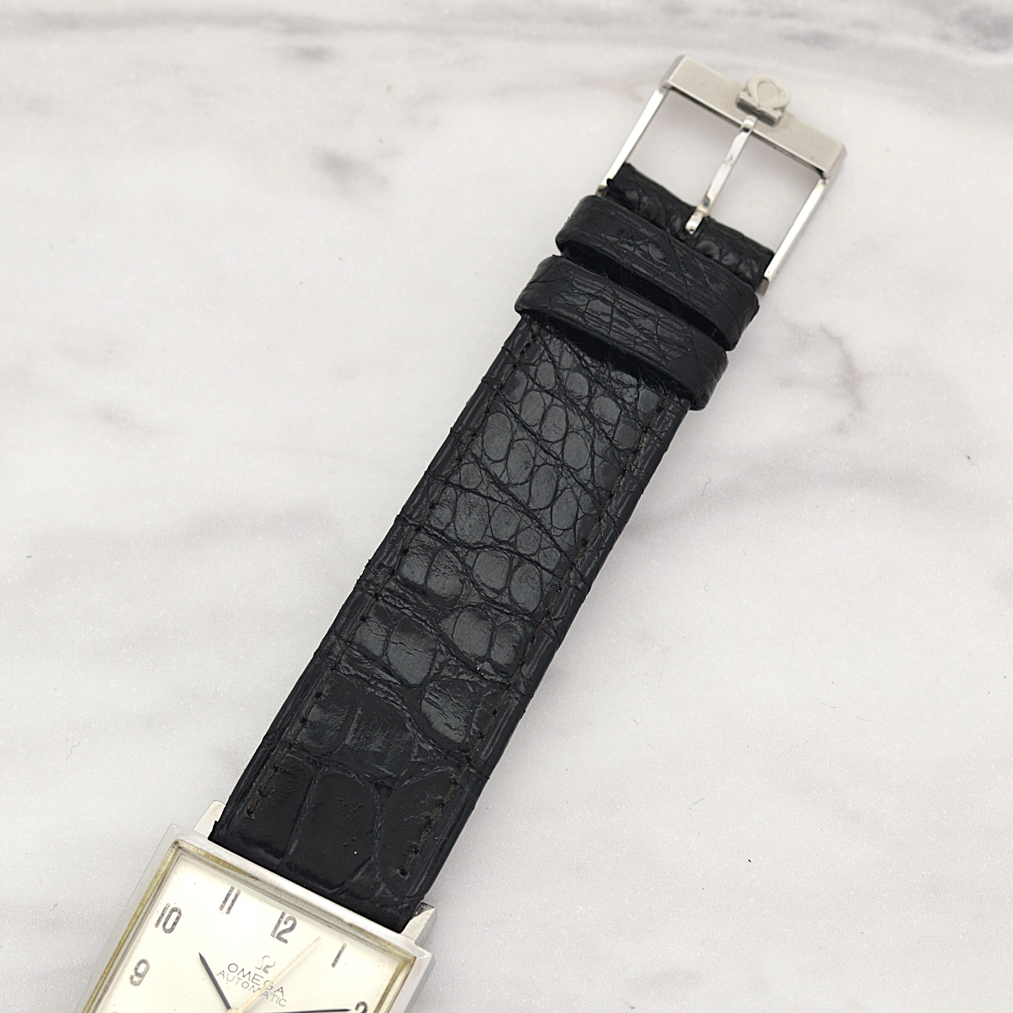 [OMEGA] Omega Automatic SS Square Case with Original Buckle