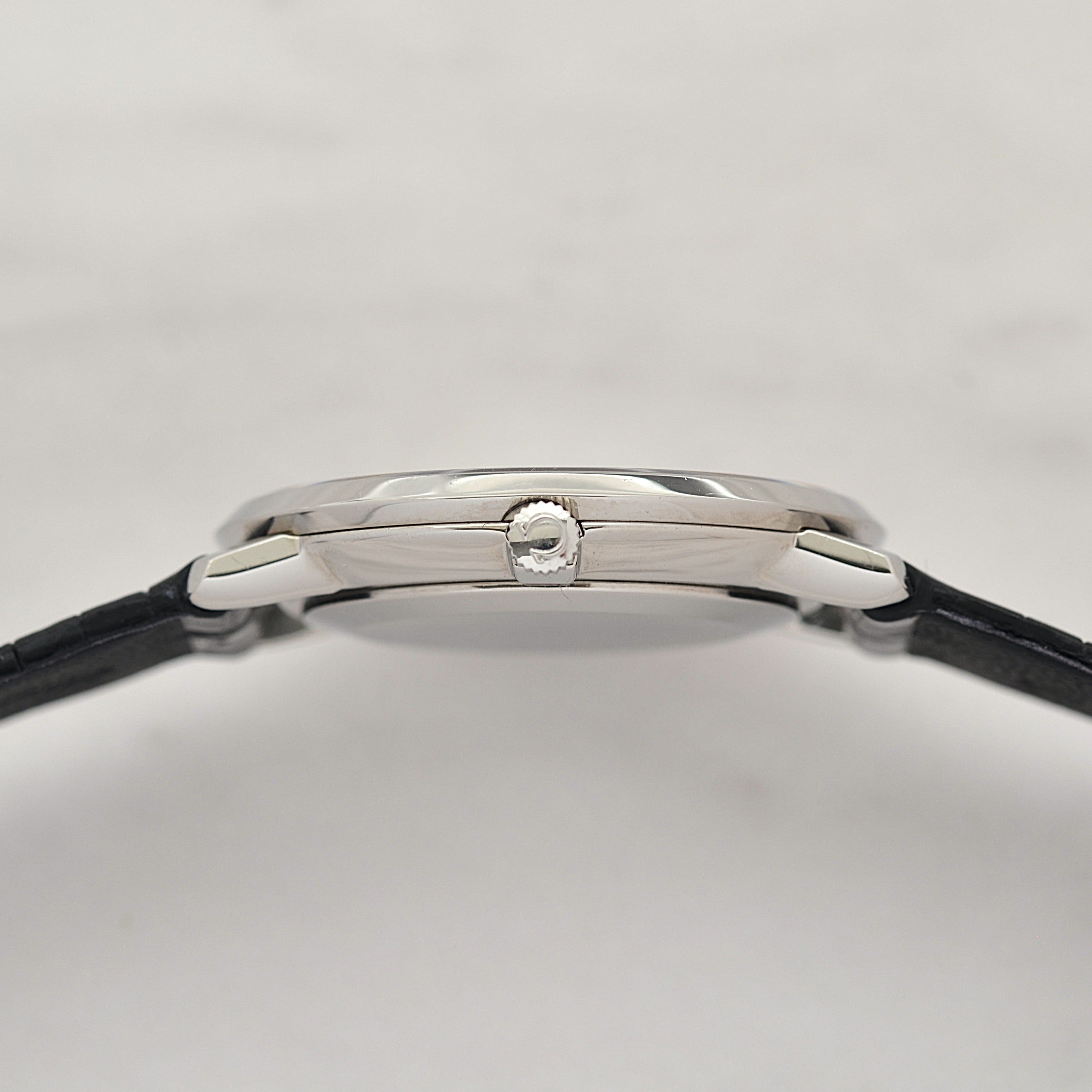 【OMEGA】オメガ デヴィル SS ラウンド White Roman 純正尾錠付き