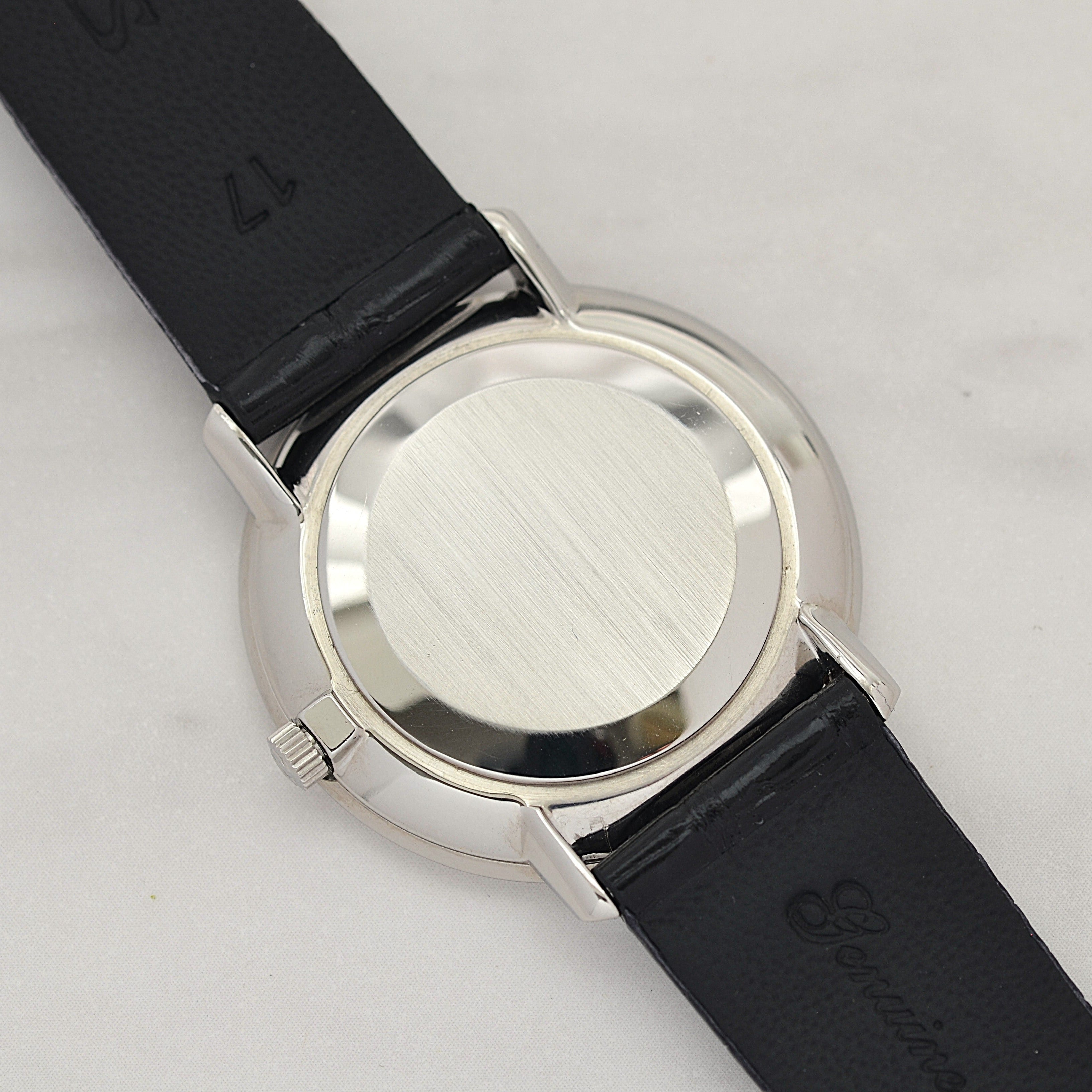 【OMEGA】オメガ デヴィル SS ラウンド White Roman 純正尾錠付き