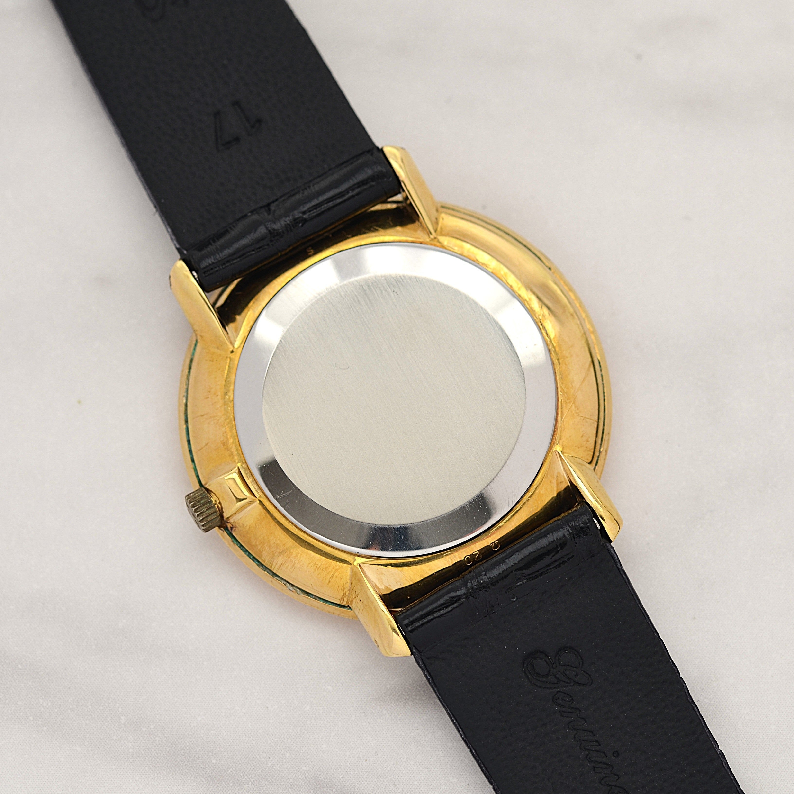 【OMEGA】オメガ デヴィル GP ラウンド Ivory Roman 純正尾錠付き
