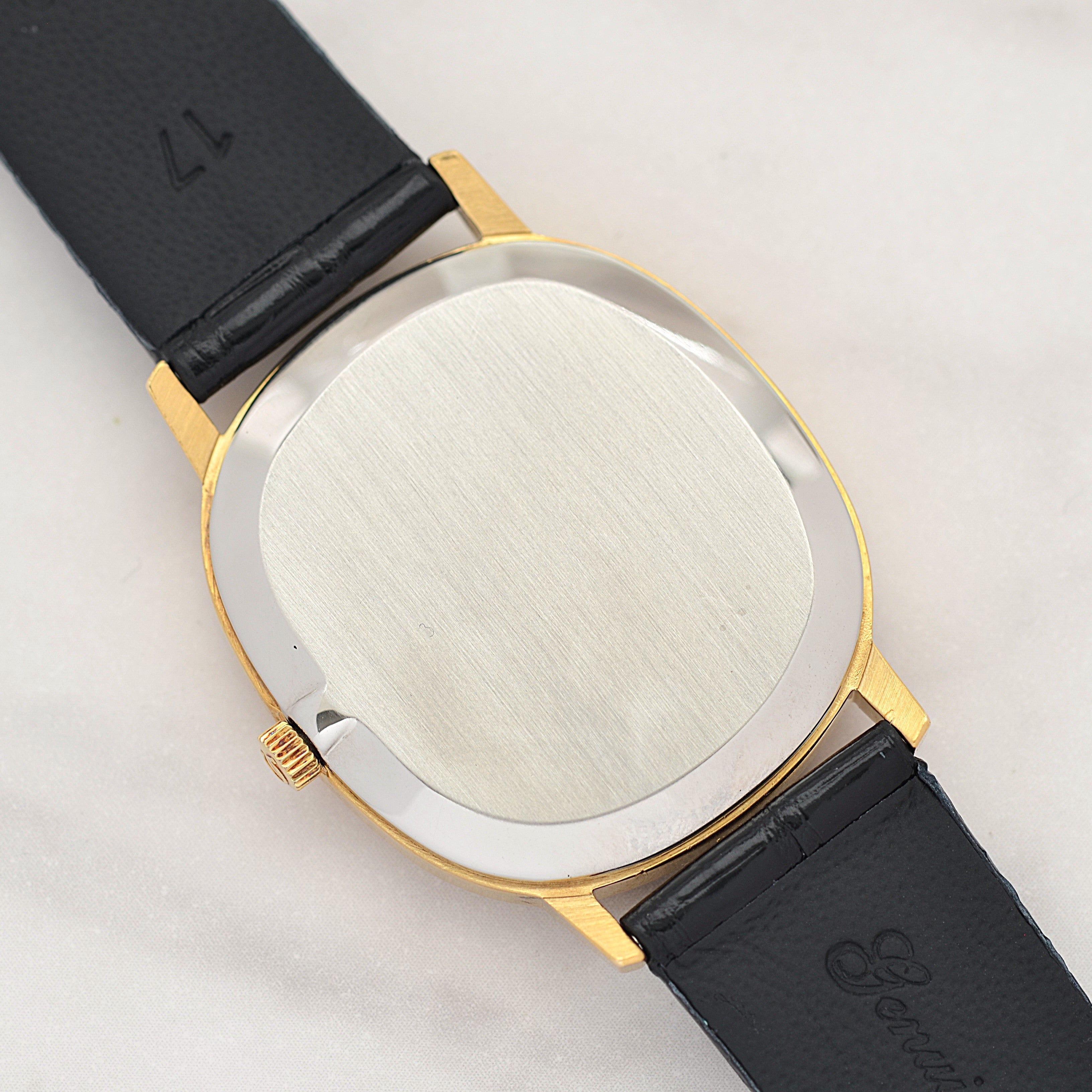 【OMEGA】Omega De Ville GP Oval Silver Roman with original buckle