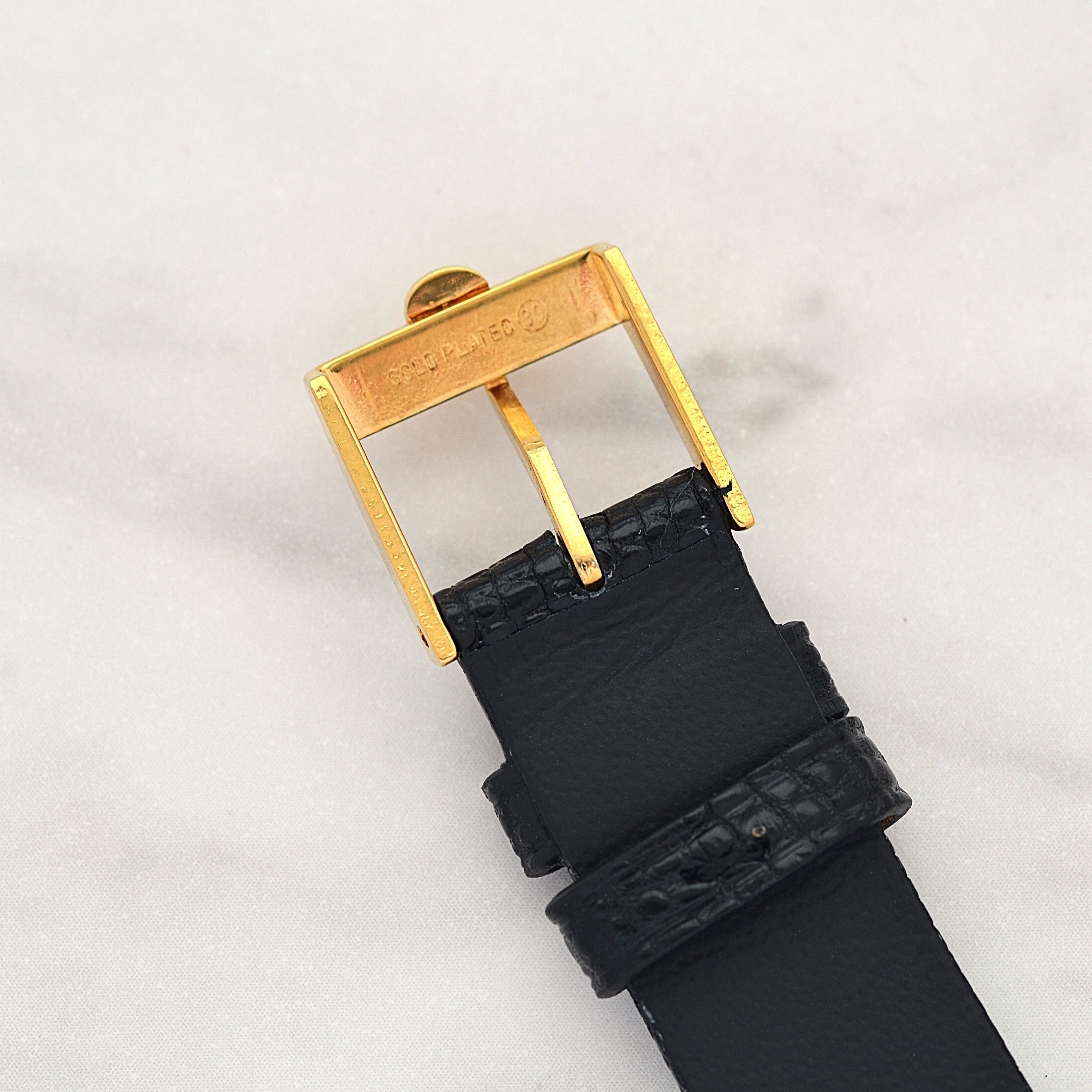 【OMEGA】オメガ デヴィル GP テレビスクリーンケース Gold 純正尾錠付き デッドストック