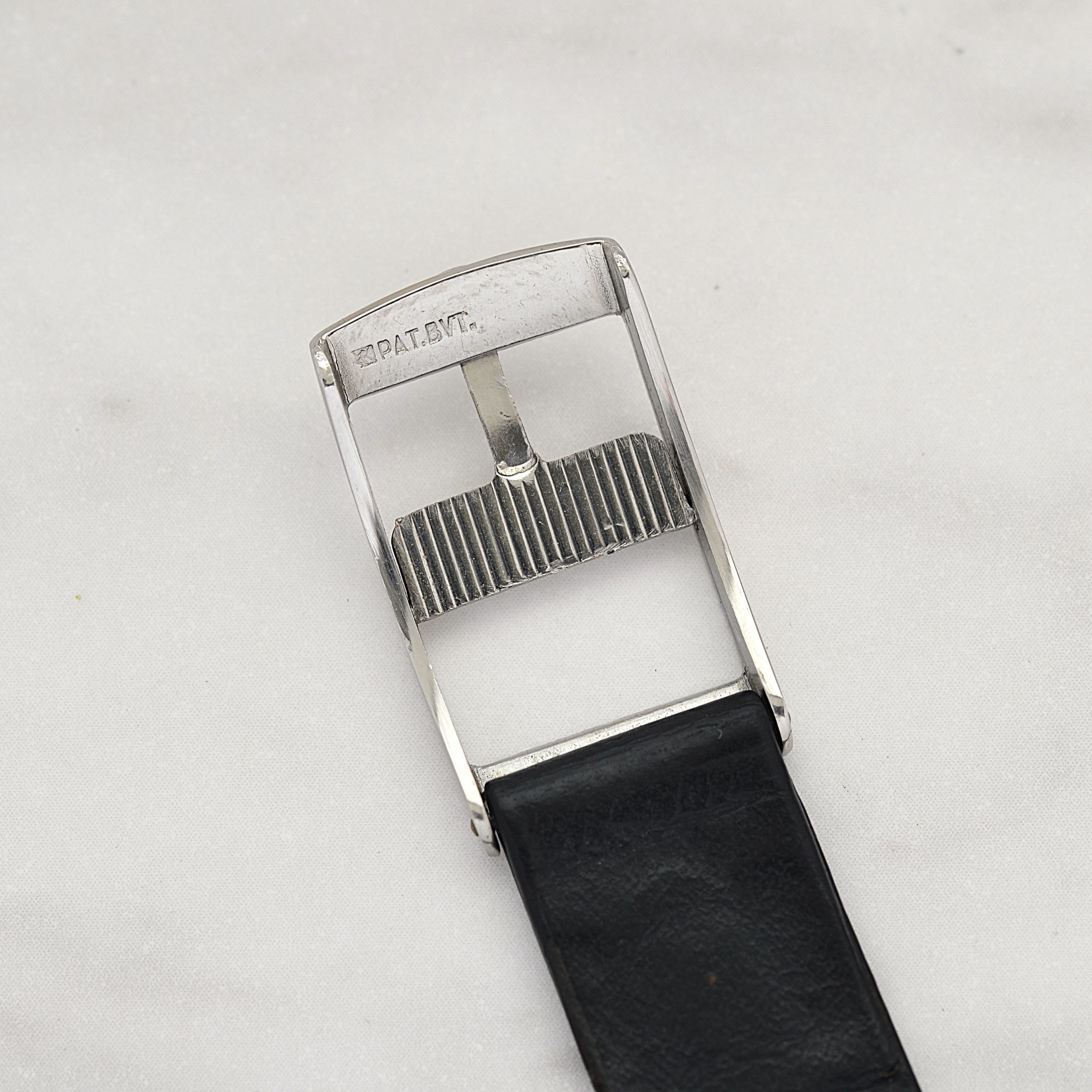 [OMEGA] Omega De Ville SS Round Silver Deadstock with Original Buckle