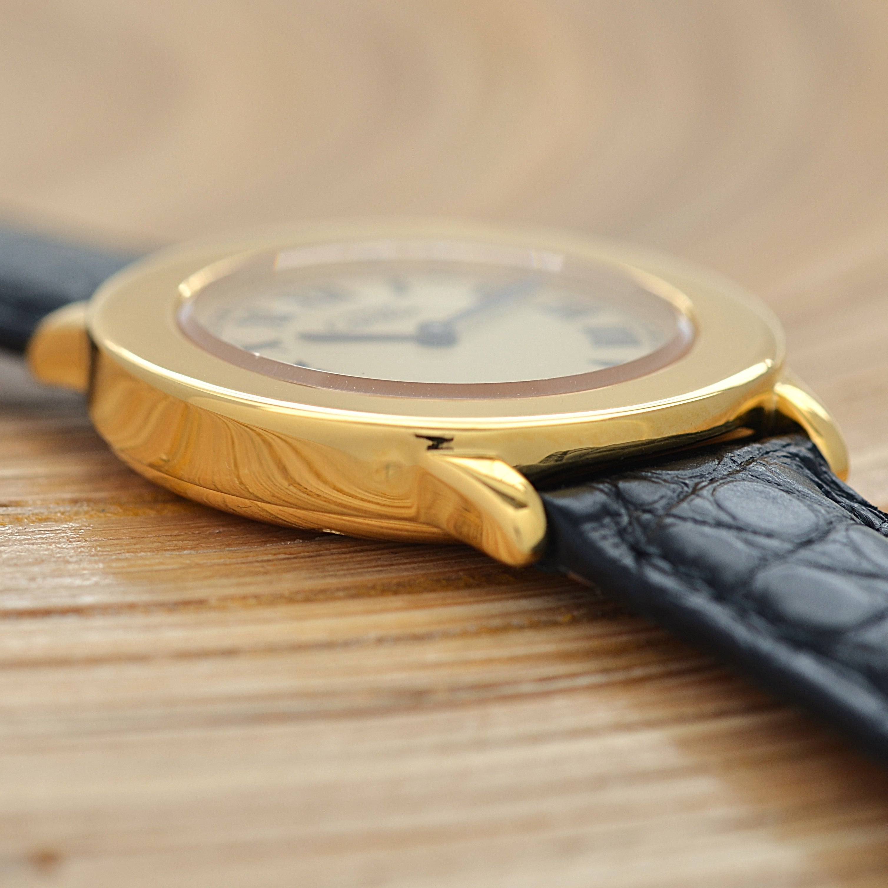 【Cartier】カルティエ マストロンドSM アイボリーローマ 純正尾錠付き