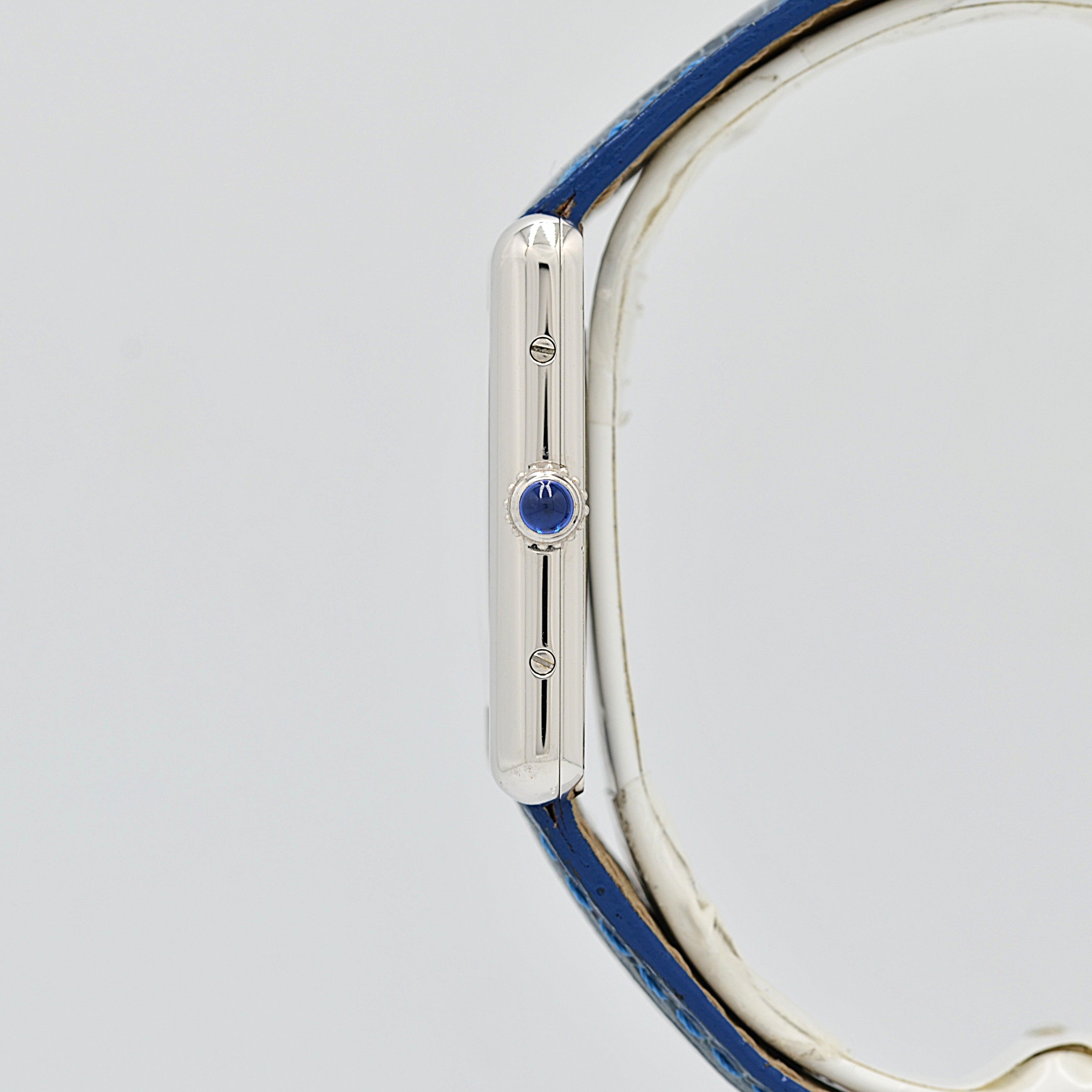 【Cartier】カルティエ マストタンクLM シルバー 純正Dバックル付き デッドストック