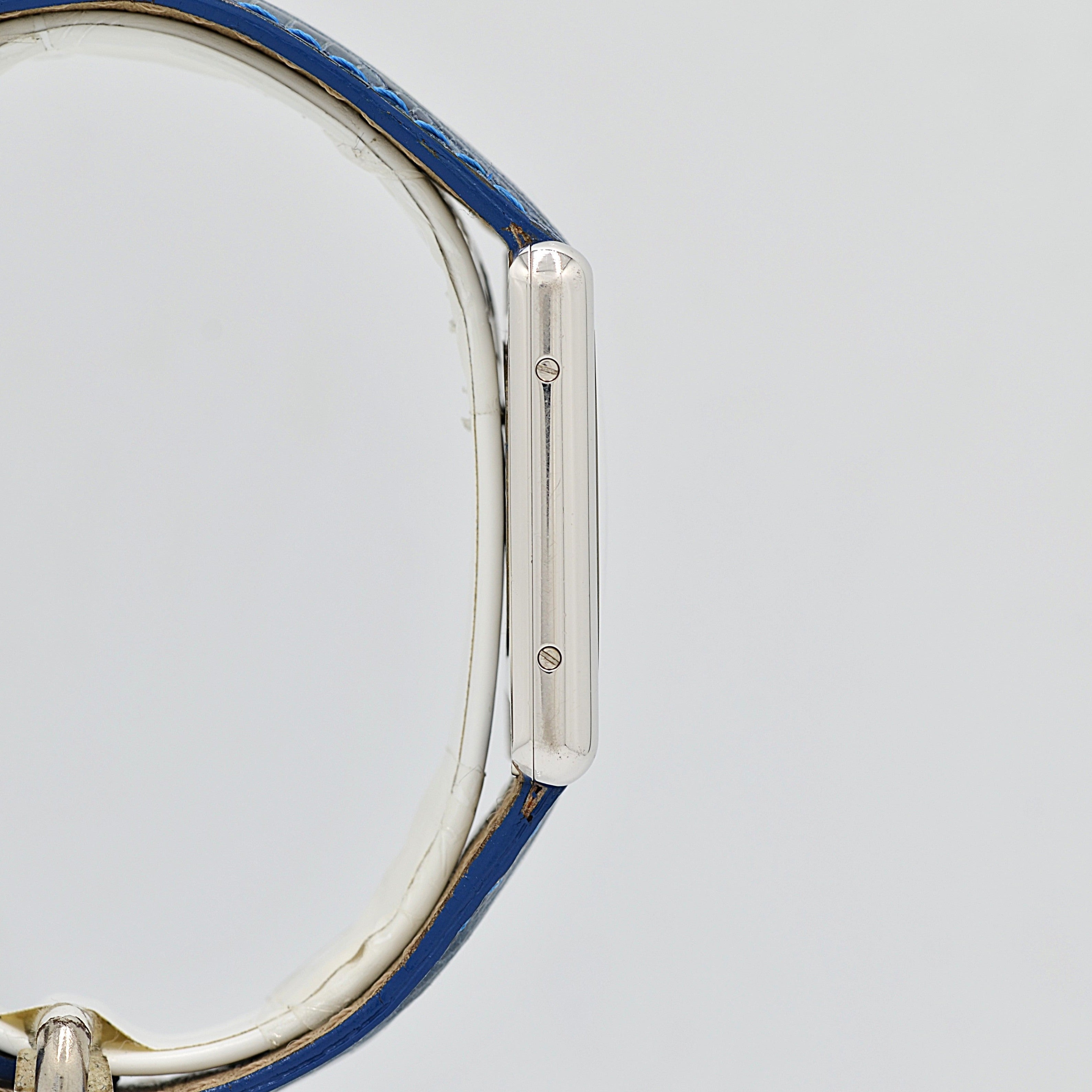 【Cartier】カルティエ マストタンクLM シルバー 純正Dバックル付き デッドストック