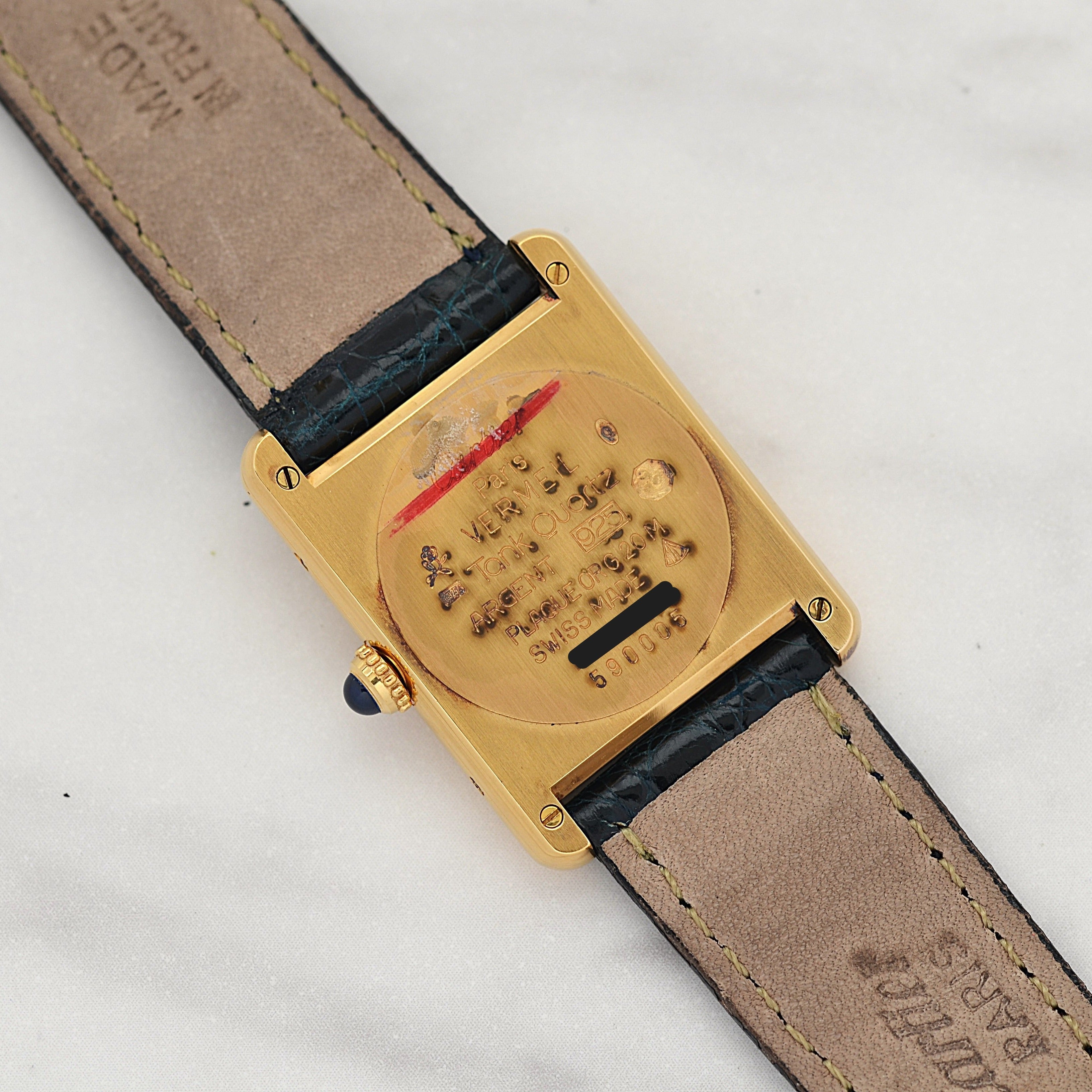 【Cartier】Cartier Must Tank LM Opalin with Original Deployment Buckle, New old stock