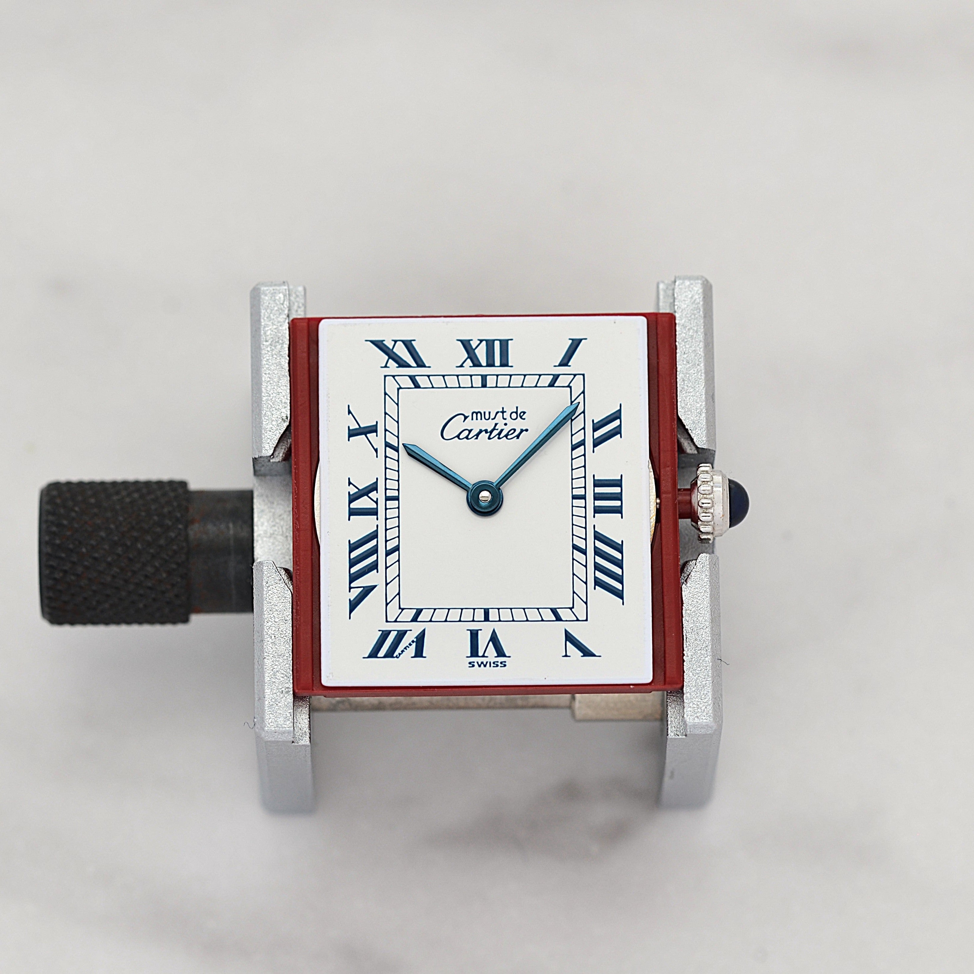 【Cartier】カルティエ マストタンクLM シルバー 純正Dバックル付き デッドストック