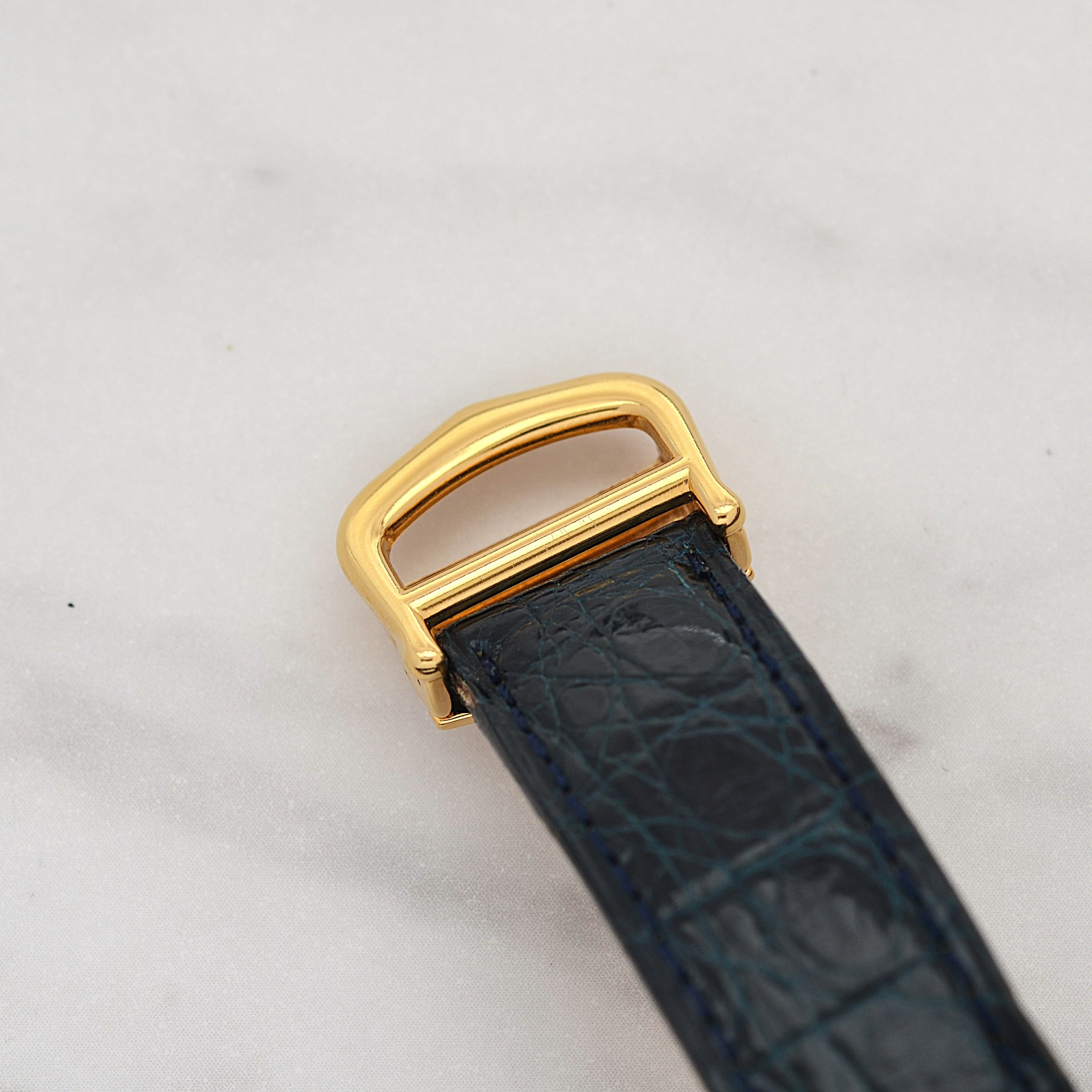 【Cartier】Cartier Must Tank LM Opalin with Original Deployment Buckle, New old stock