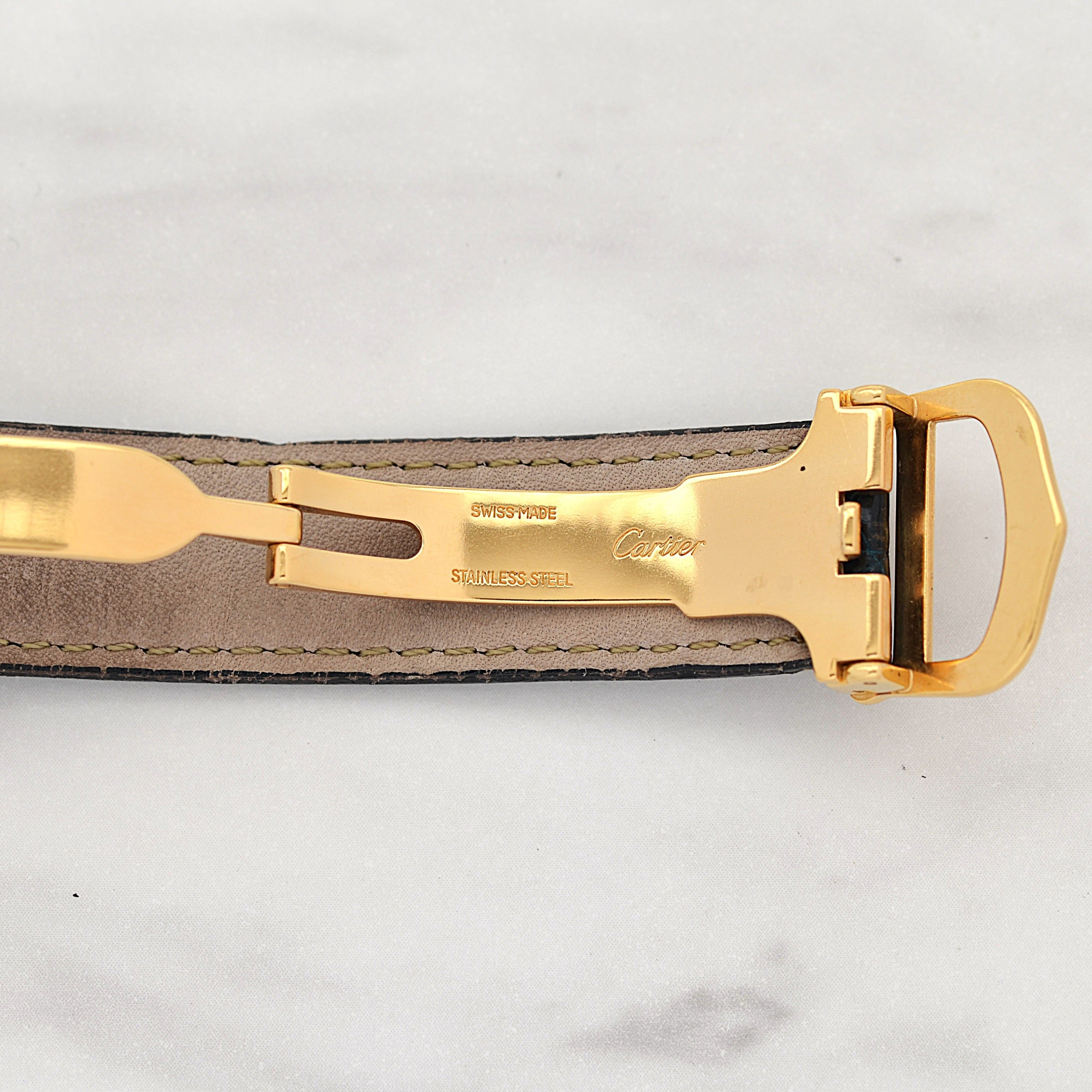 【Cartier】Cartier Must Tank LM Opalin with Original Deployment Buckle, New old stock