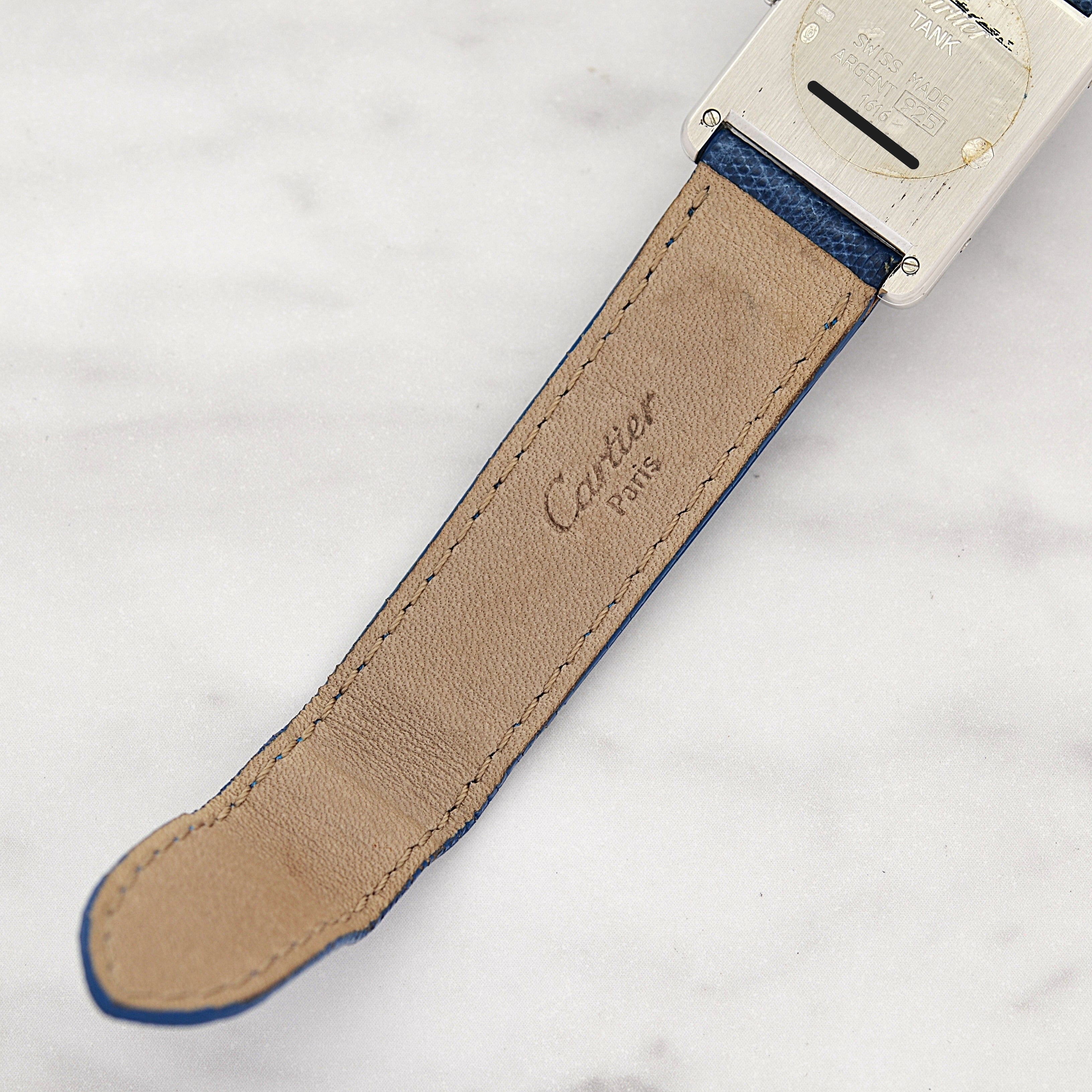 【Cartier】カルティエ マストタンクLM シルバー 純正Dバックル付き デッドストック