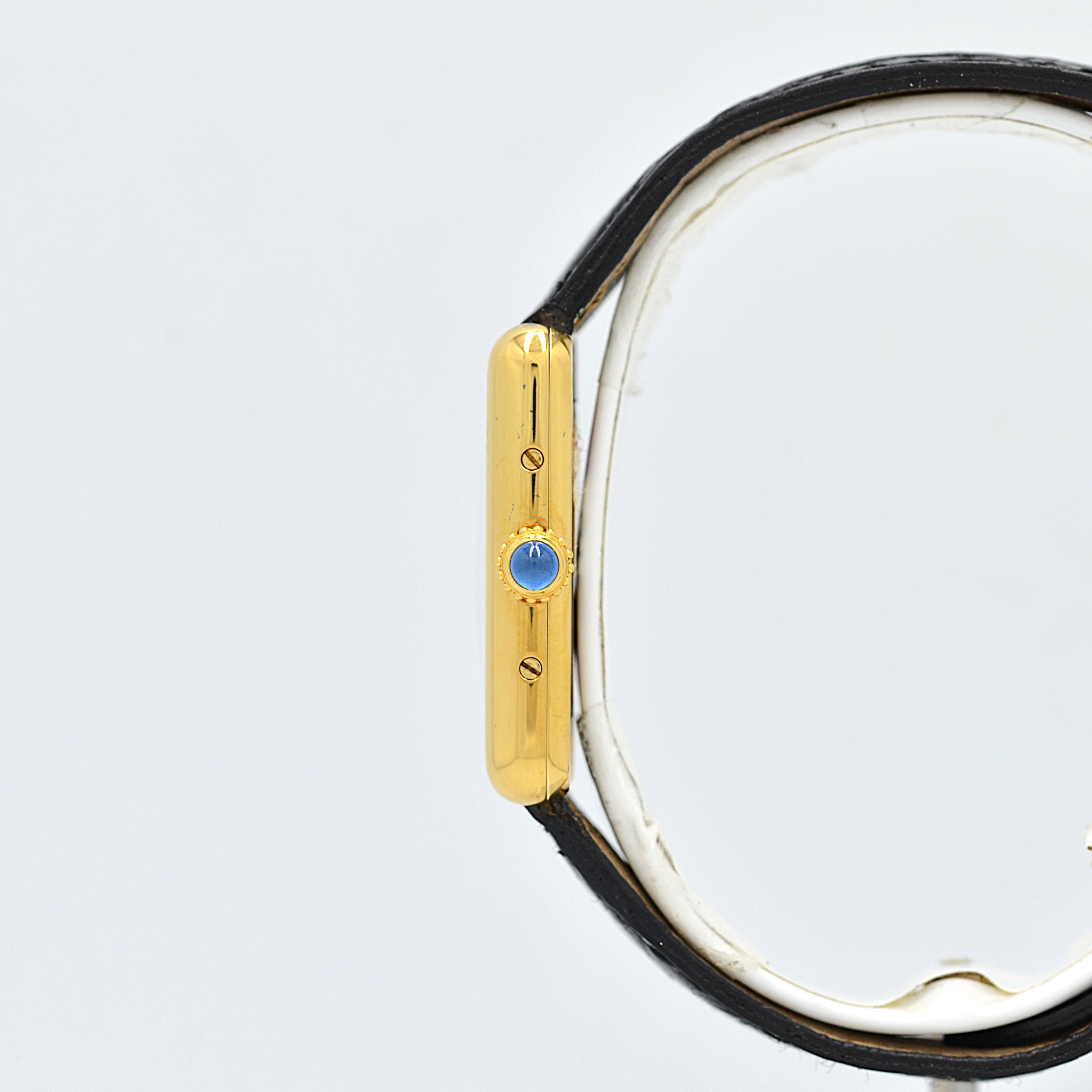 【Cartier】カルティエ マストタンク SM アラビア 純正Dバックル付き デッドストック