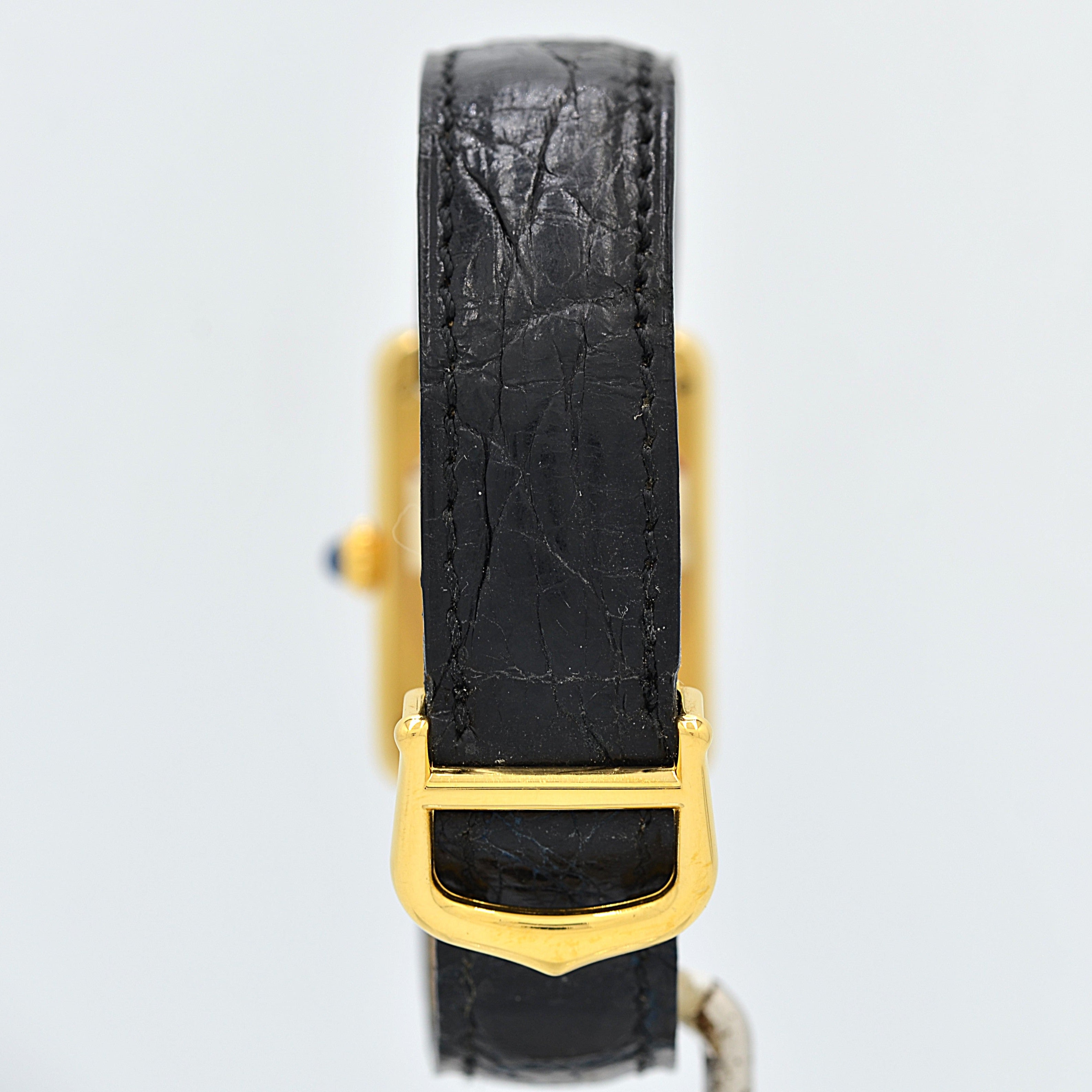 【Cartier】カルティエ マストタンク SM アラビア 純正Dバックル付き デッドストック