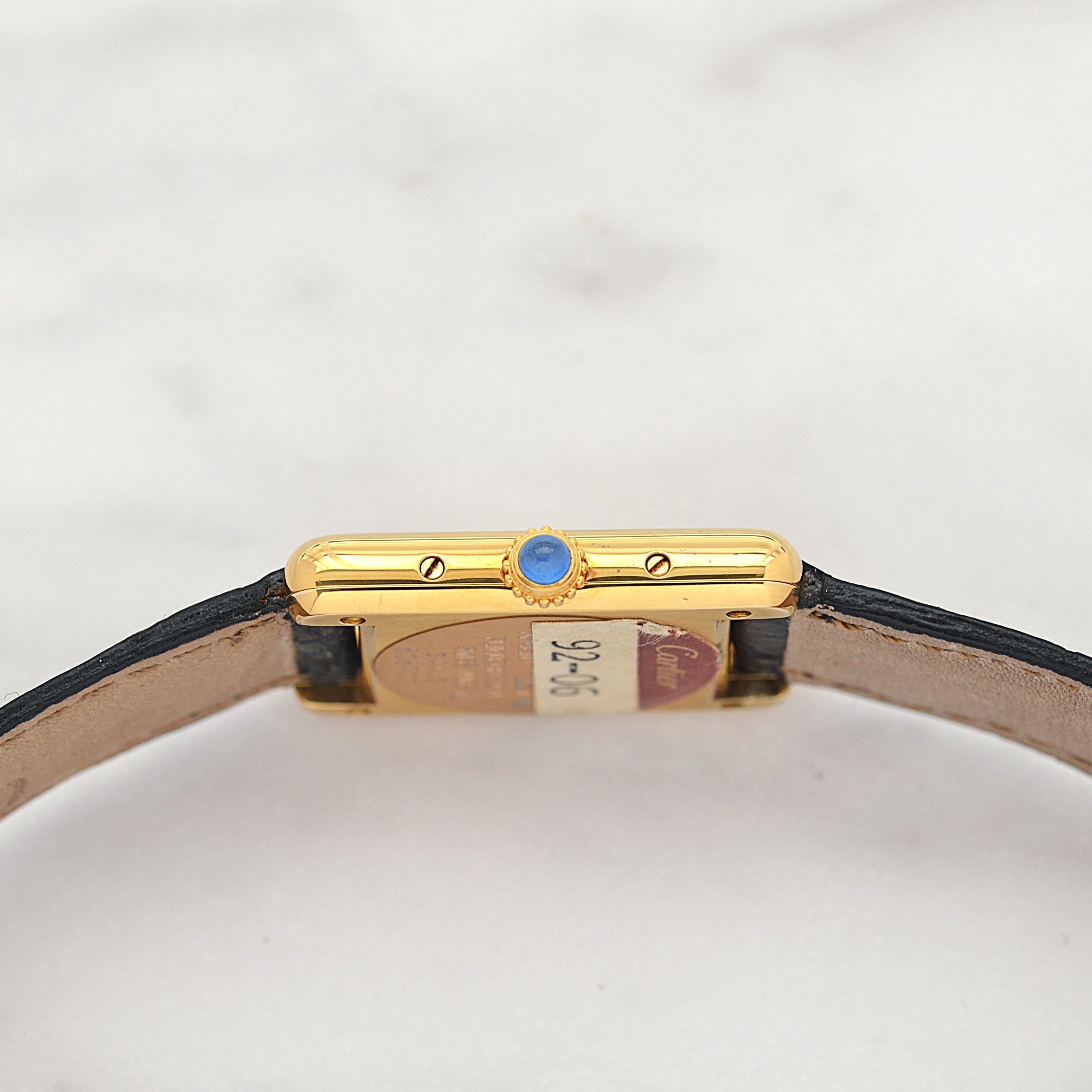 【Cartier】カルティエ マストタンク SM アラビア 純正Dバックル付き デッドストック