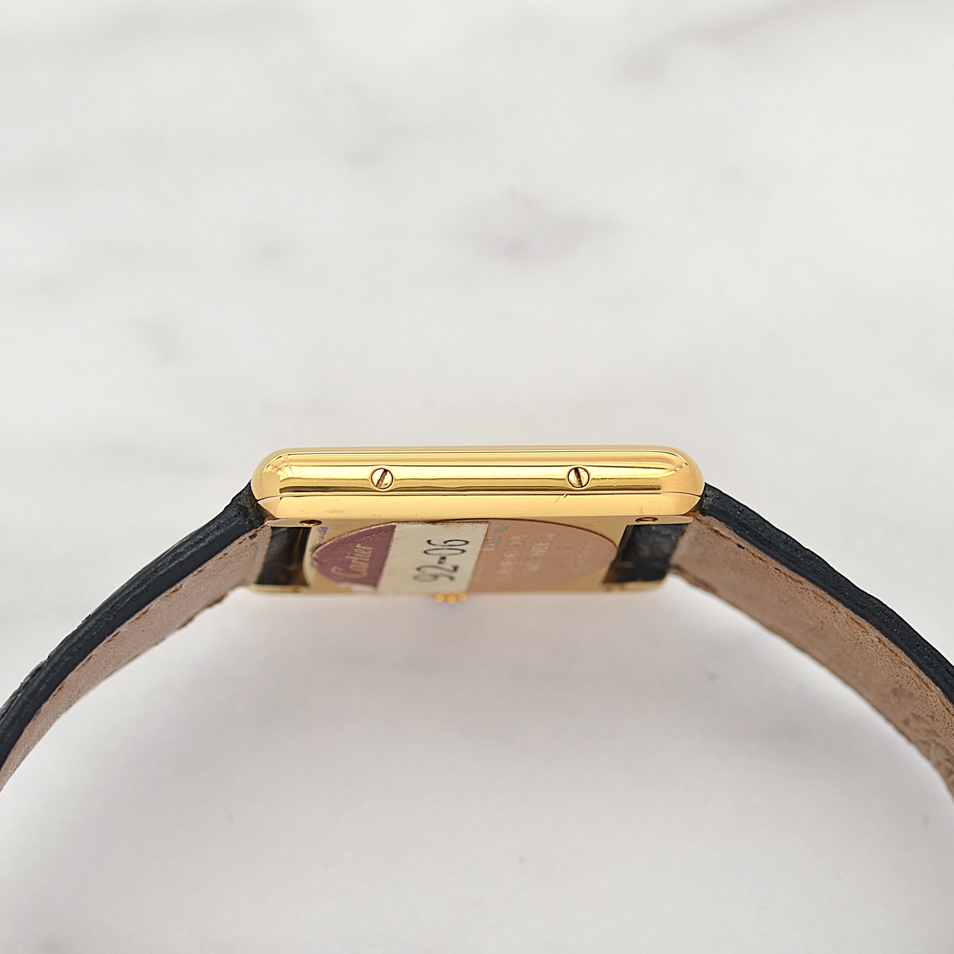 【Cartier】カルティエ マストタンク SM アラビア 純正Dバックル付き デッドストック